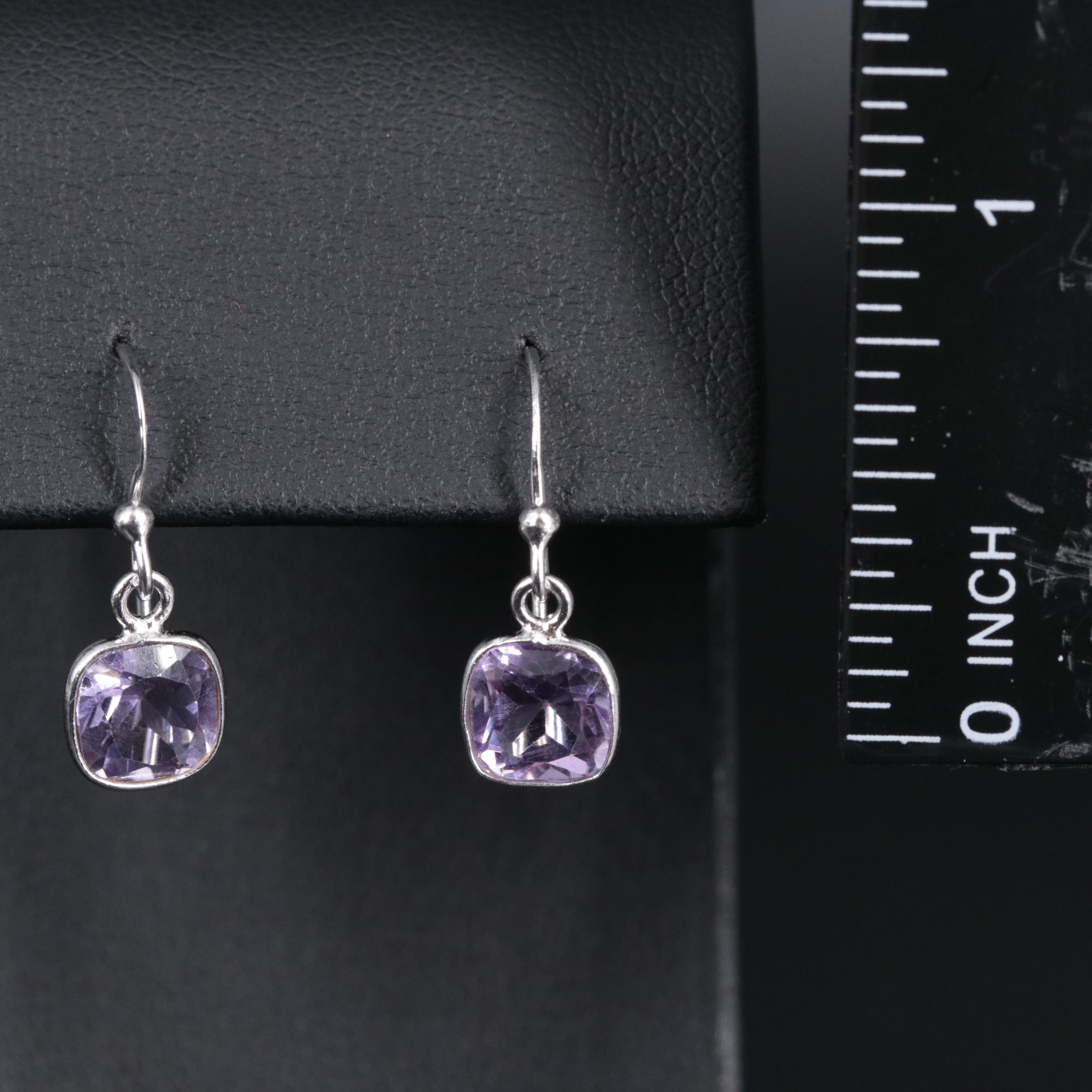 Sterling Silver Gemstone Earrings