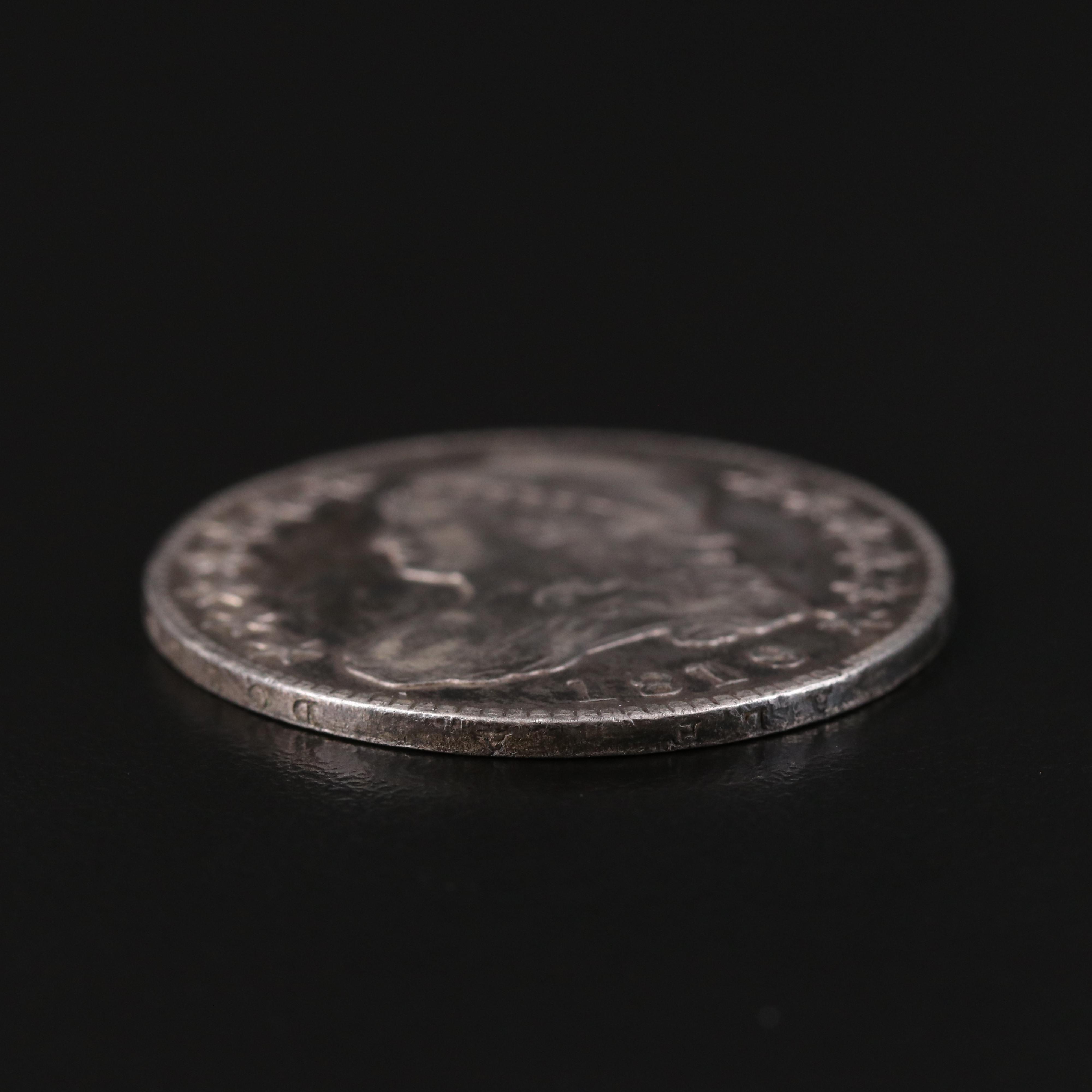 1820/19 Capped Bust Silver Half Dollar