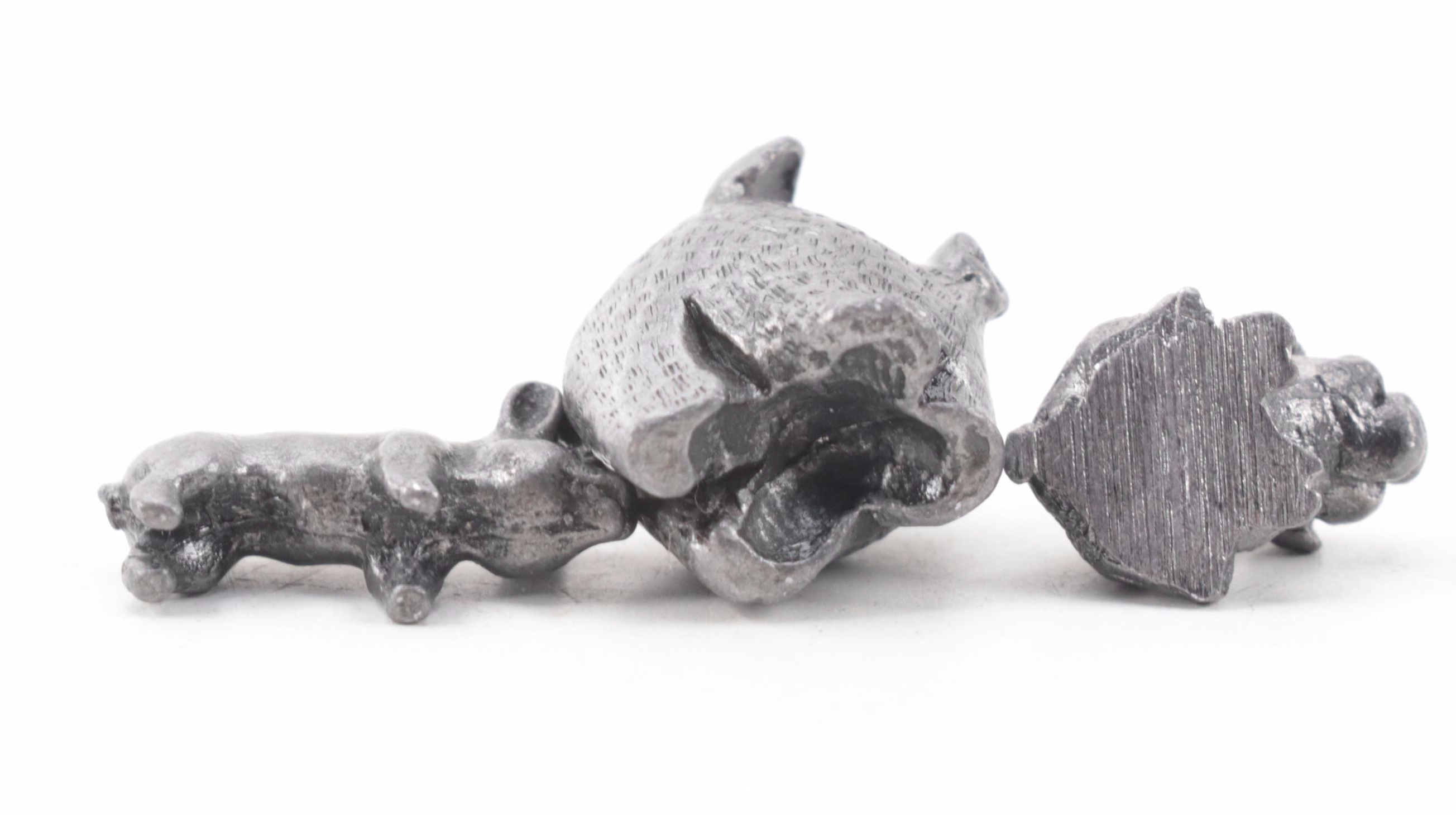 Hudson and Other Pewter Animal Figurines
