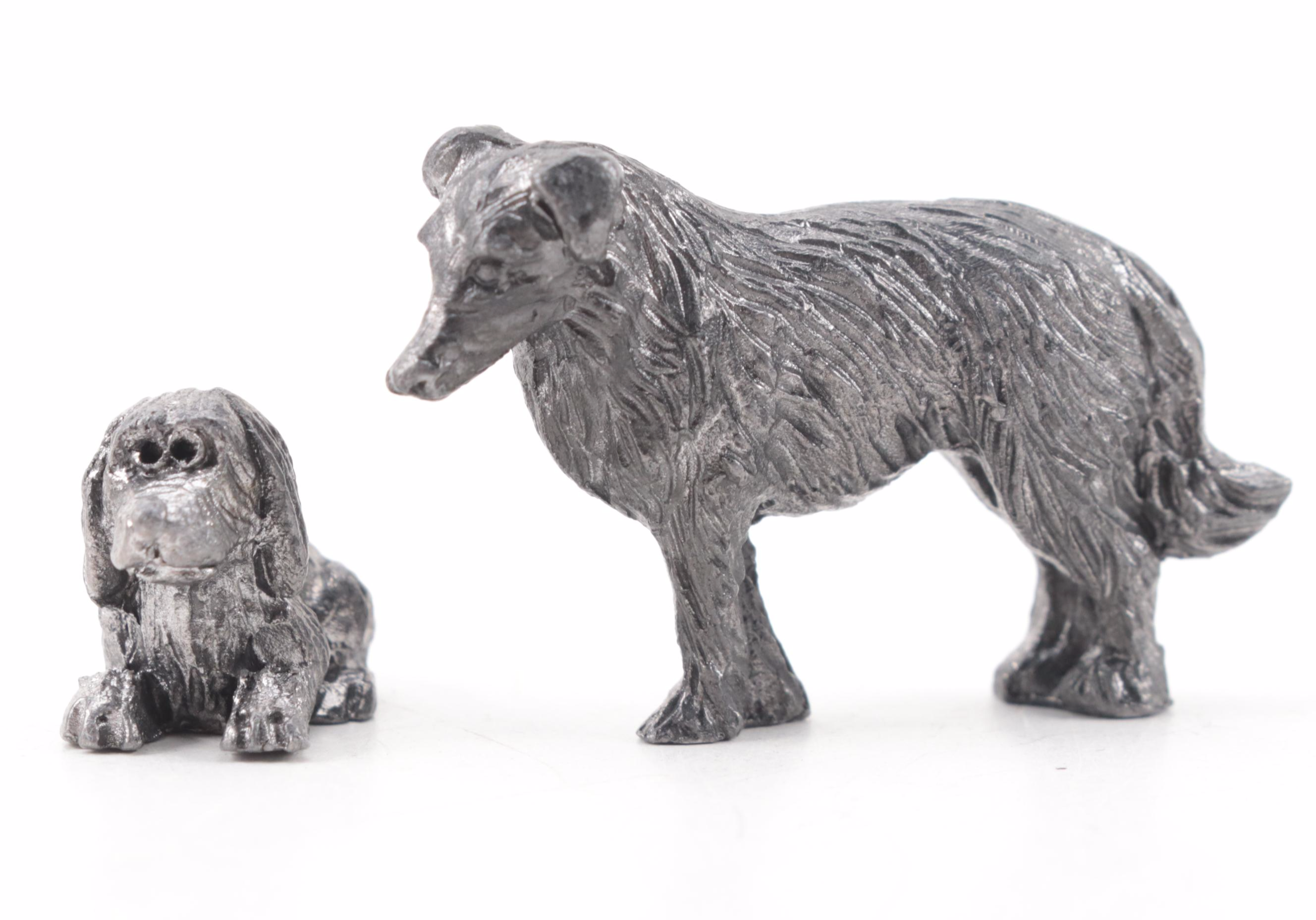 Hudson and Other Pewter Animal Figurines