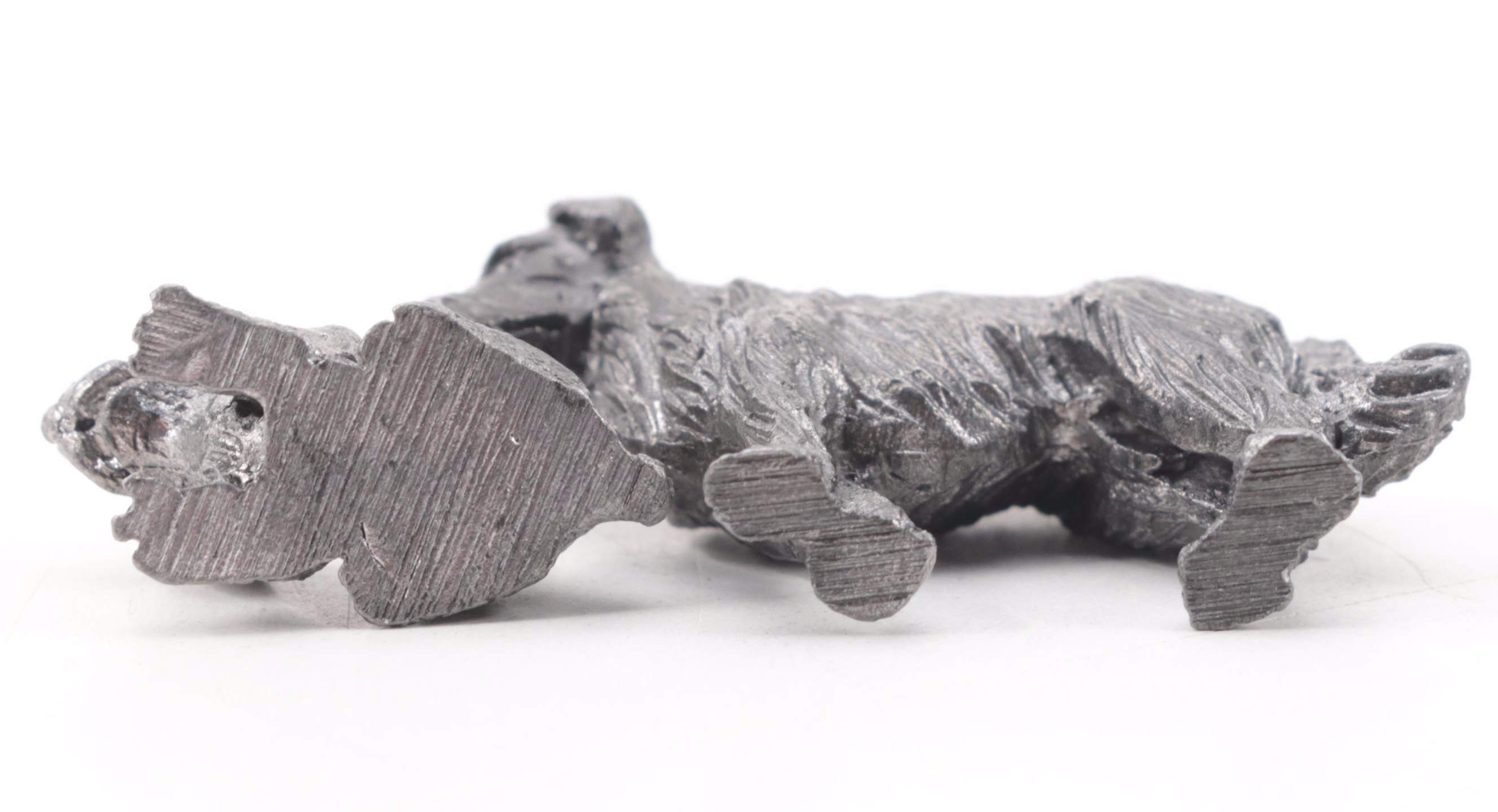 Hudson and Other Pewter Animal Figurines