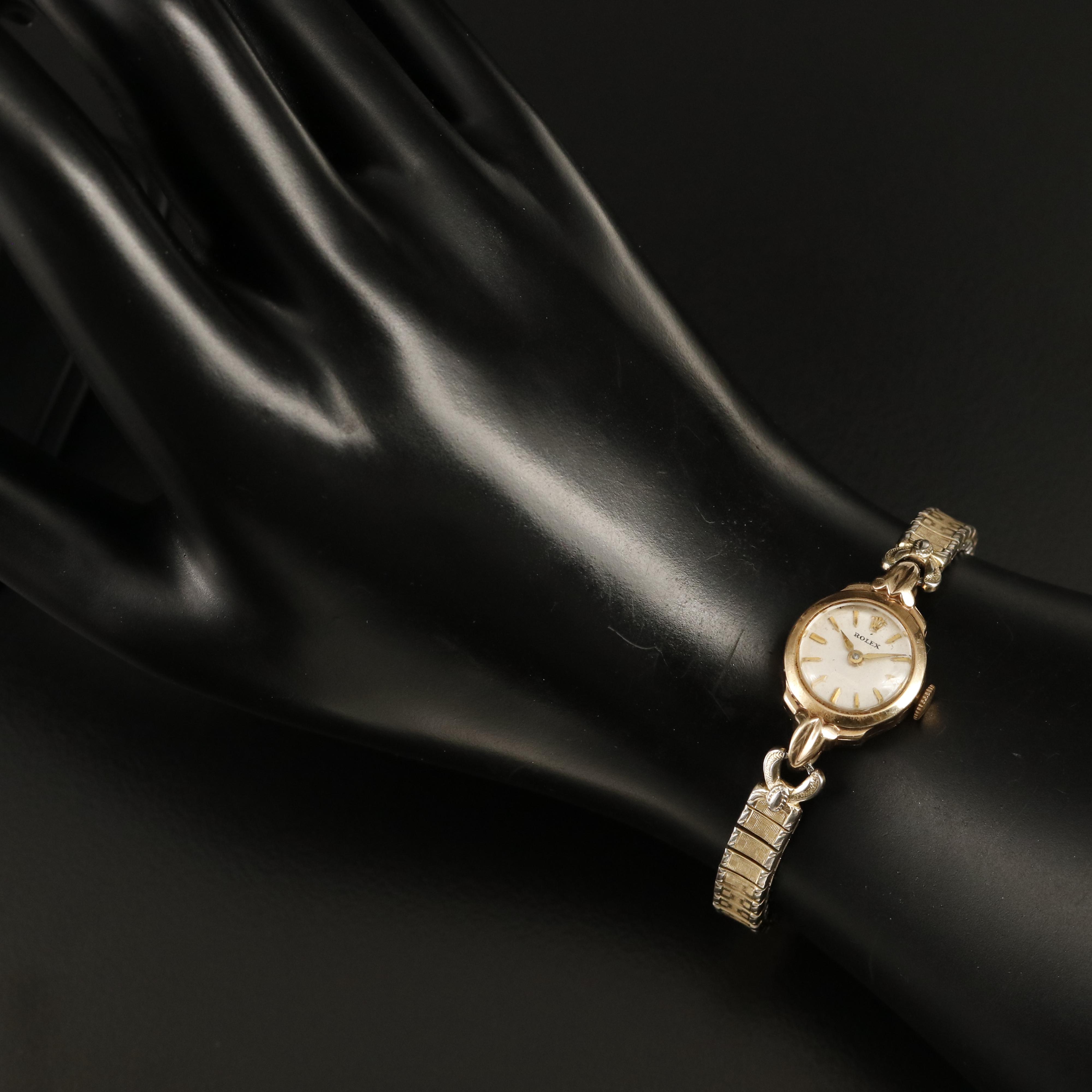 Vintage Rolex 9K Precision Watch