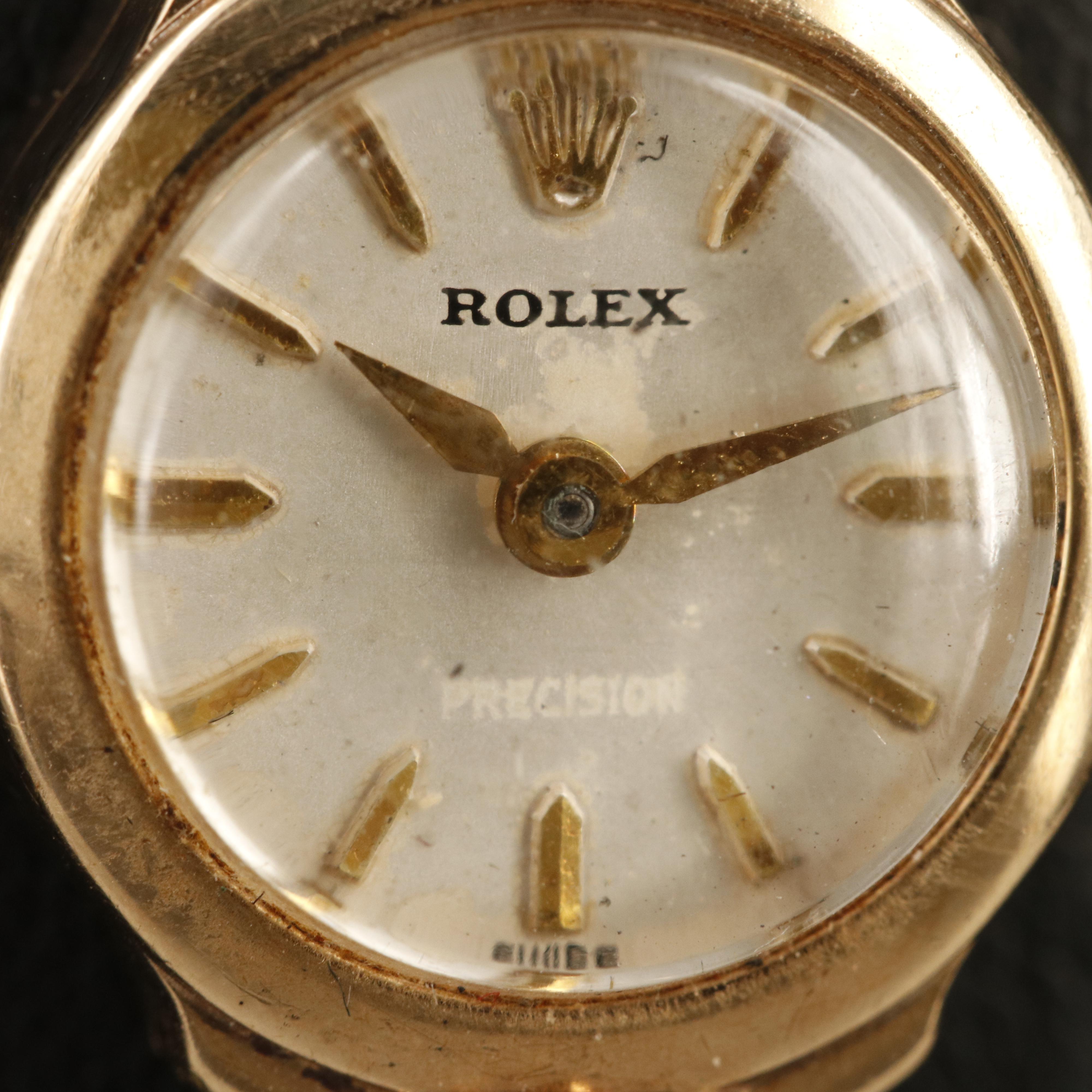 Vintage Rolex 9K Precision Watch
