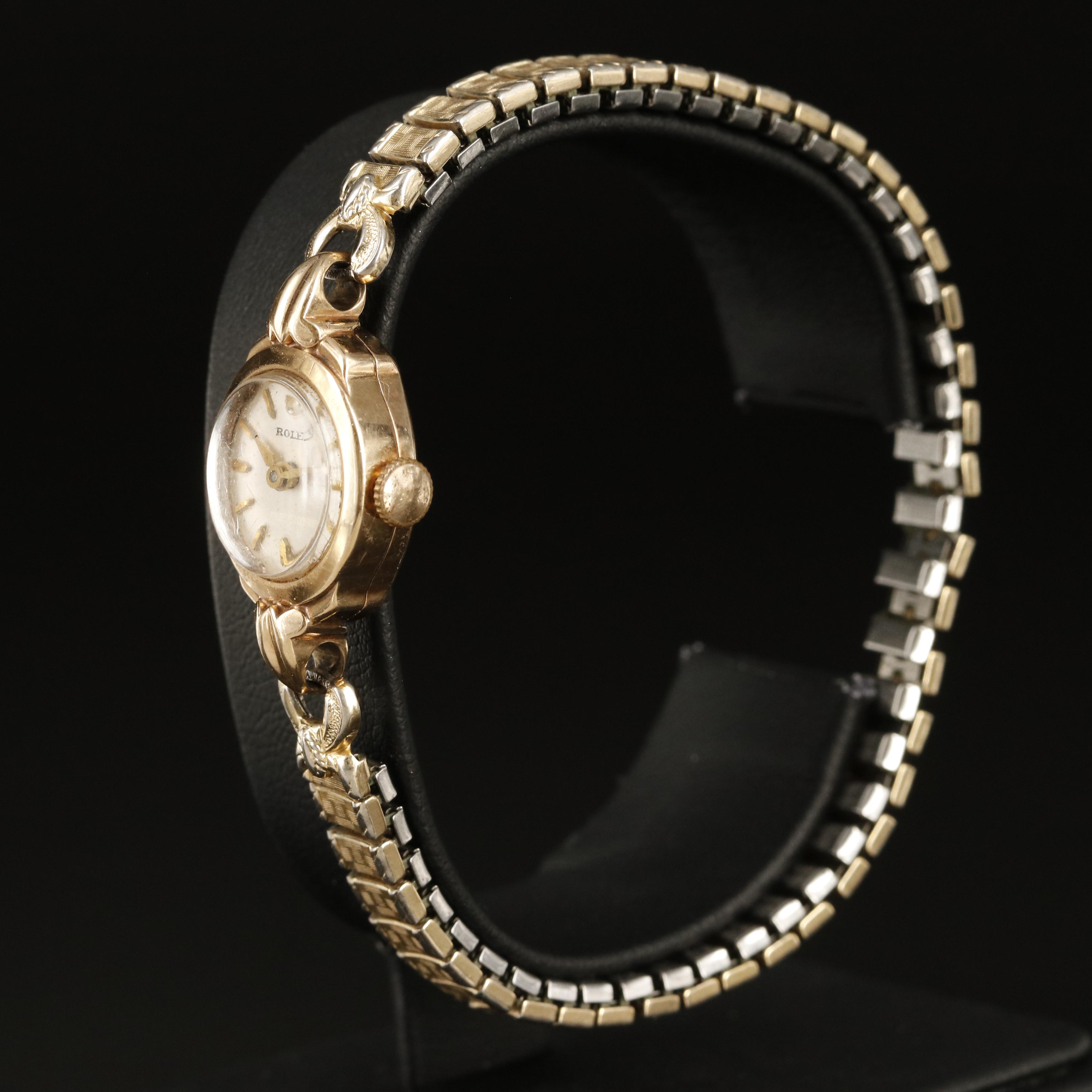 Vintage Rolex 9K Precision Watch