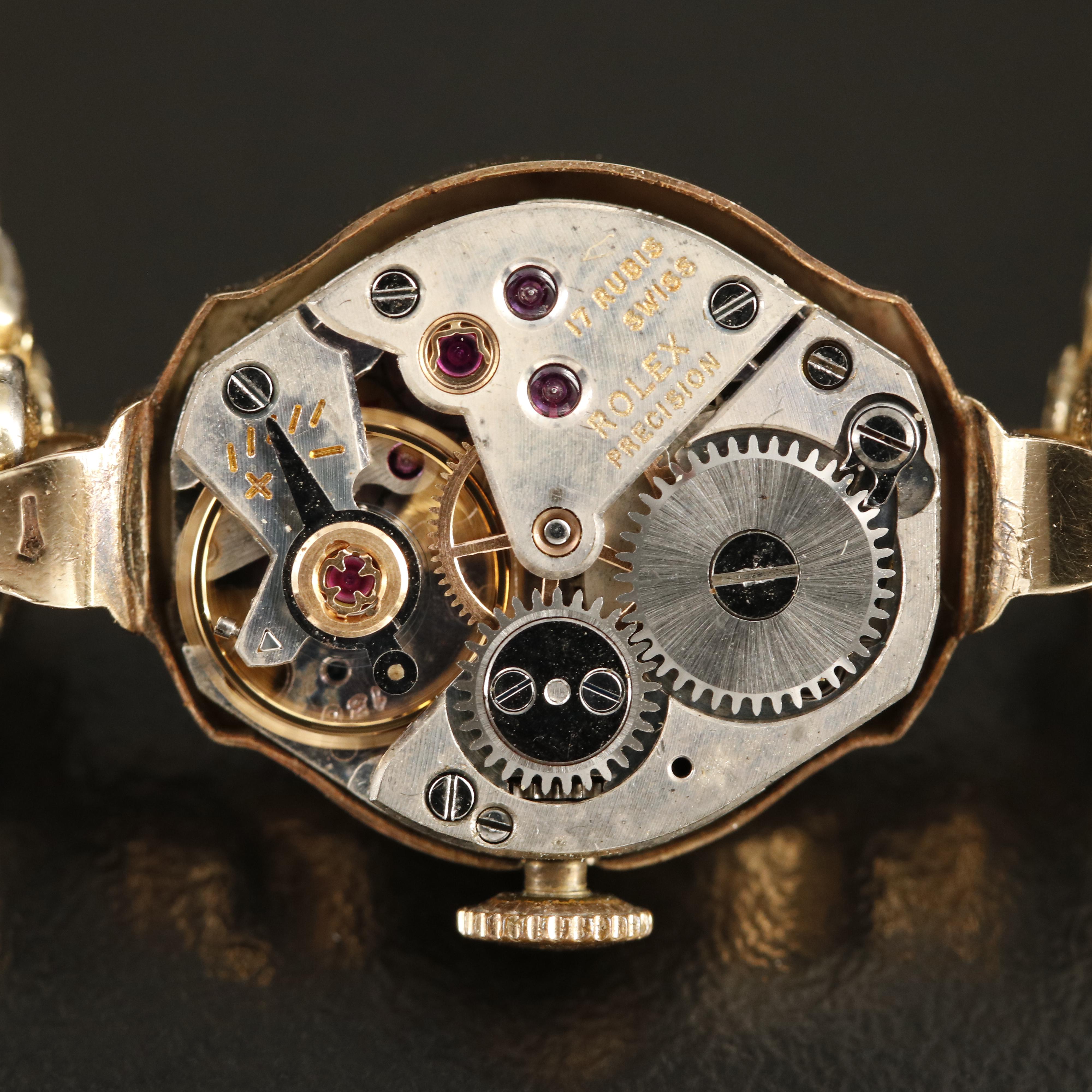 Vintage Rolex 9K Precision Watch