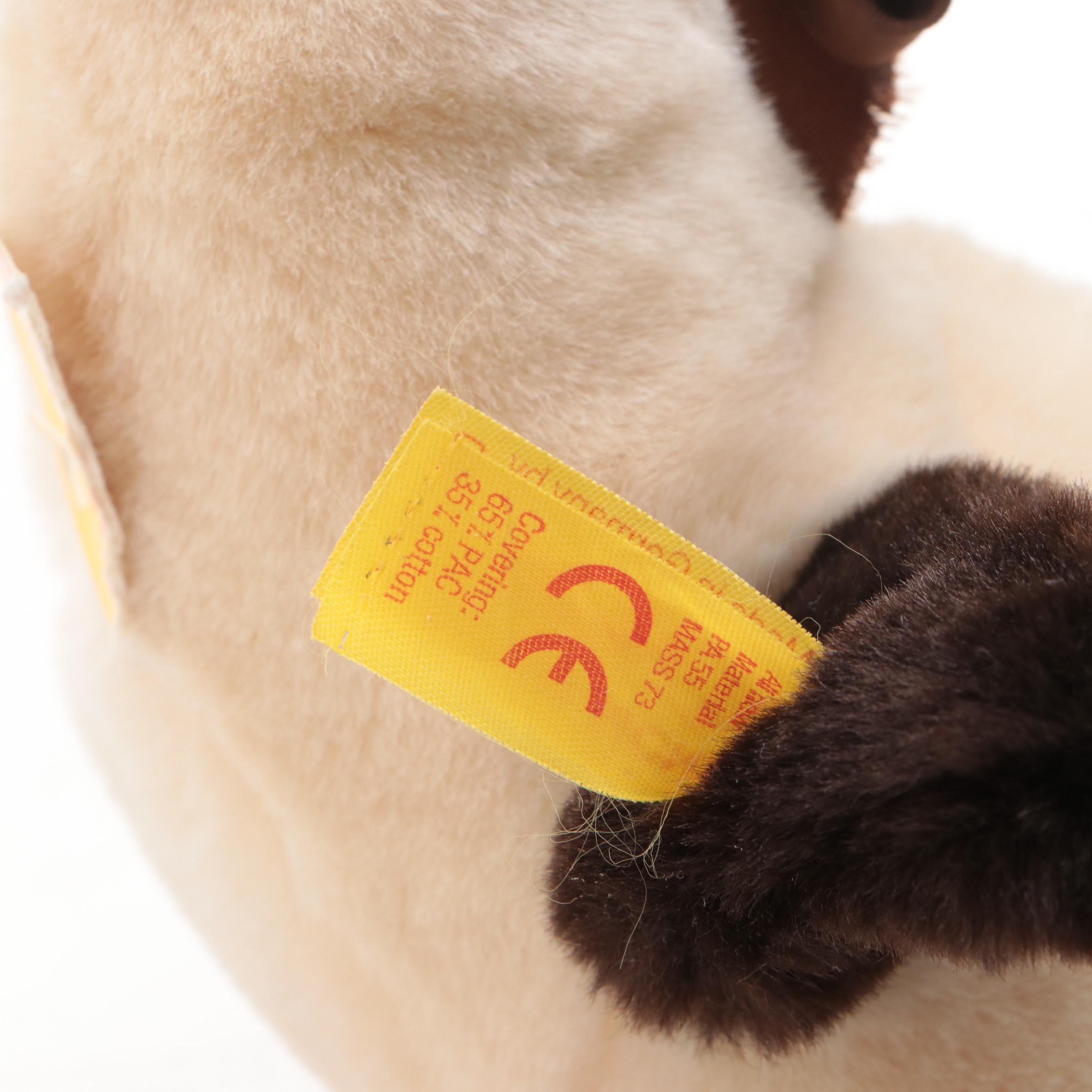 Steiff "Kuschel Duck" and "Willa Duck" Stuffed Animals with Squeakers