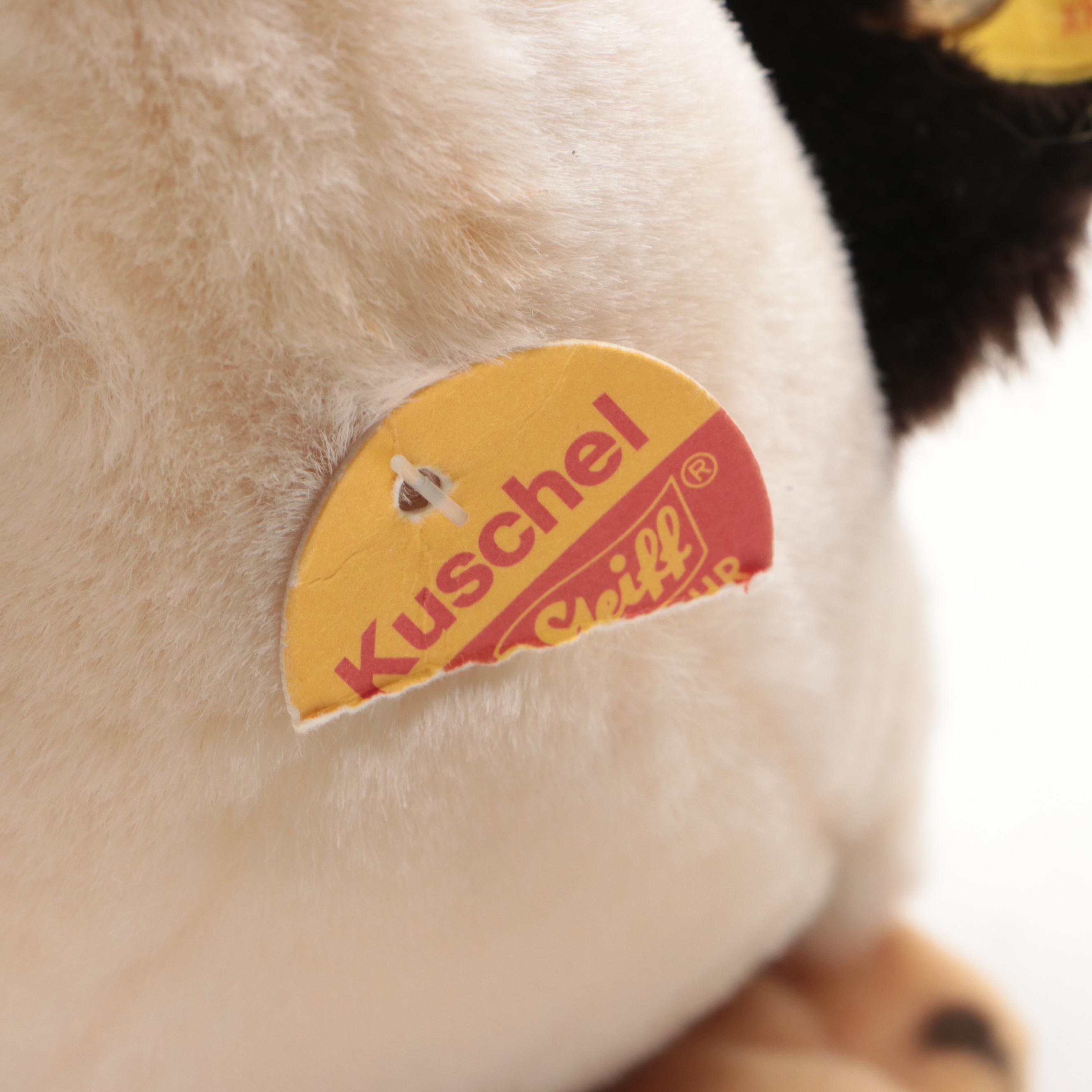 Steiff "Kuschel Duck" and "Willa Duck" Stuffed Animals with Squeakers