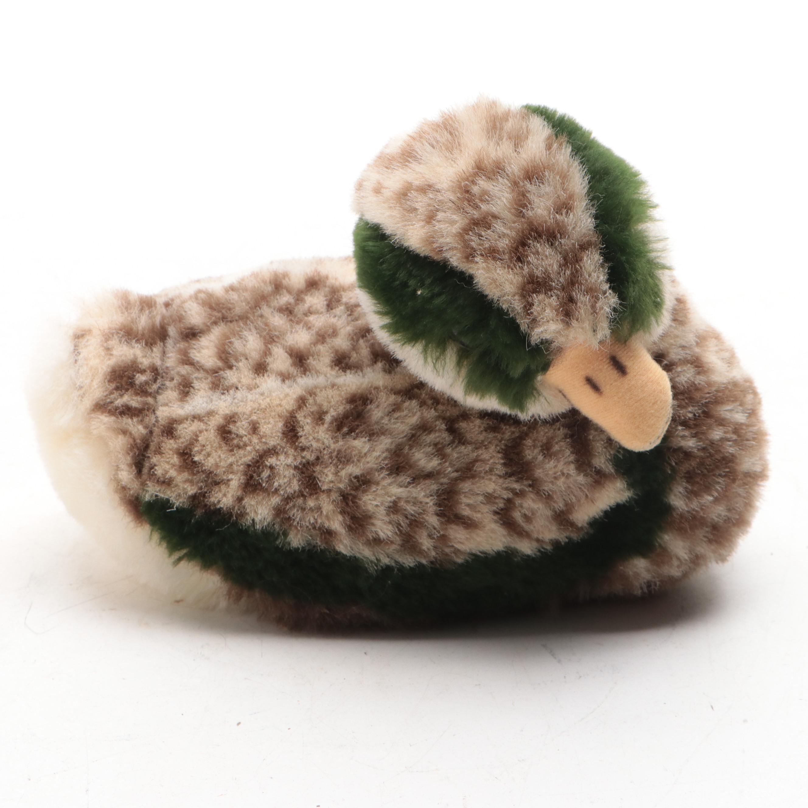 Steiff "Kuschel Duck" and "Willa Duck" Stuffed Animals with Squeakers