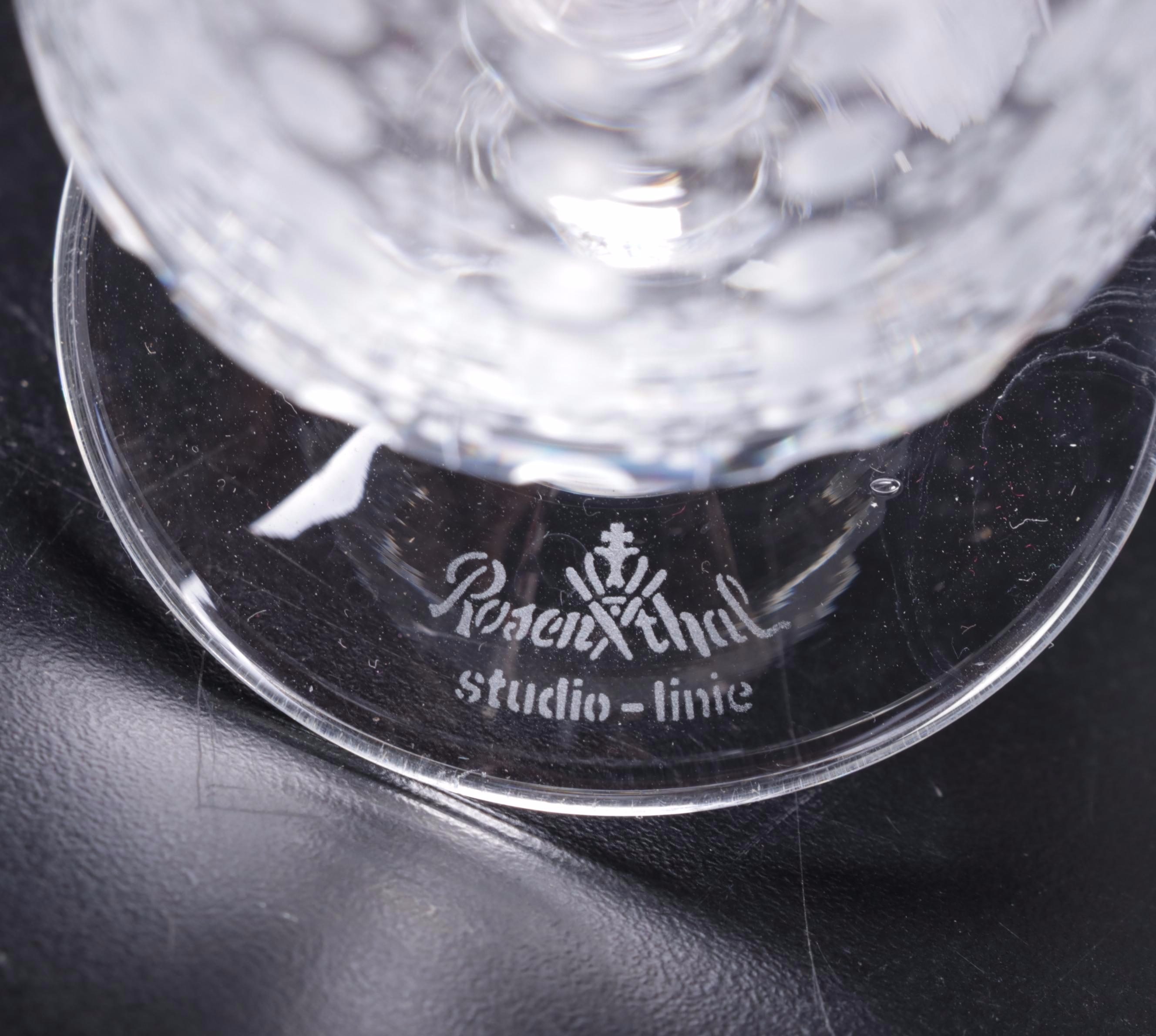 Rosenthal Crystal "Motif" Old Fashioned Glasses and Stemware, 1963-1994