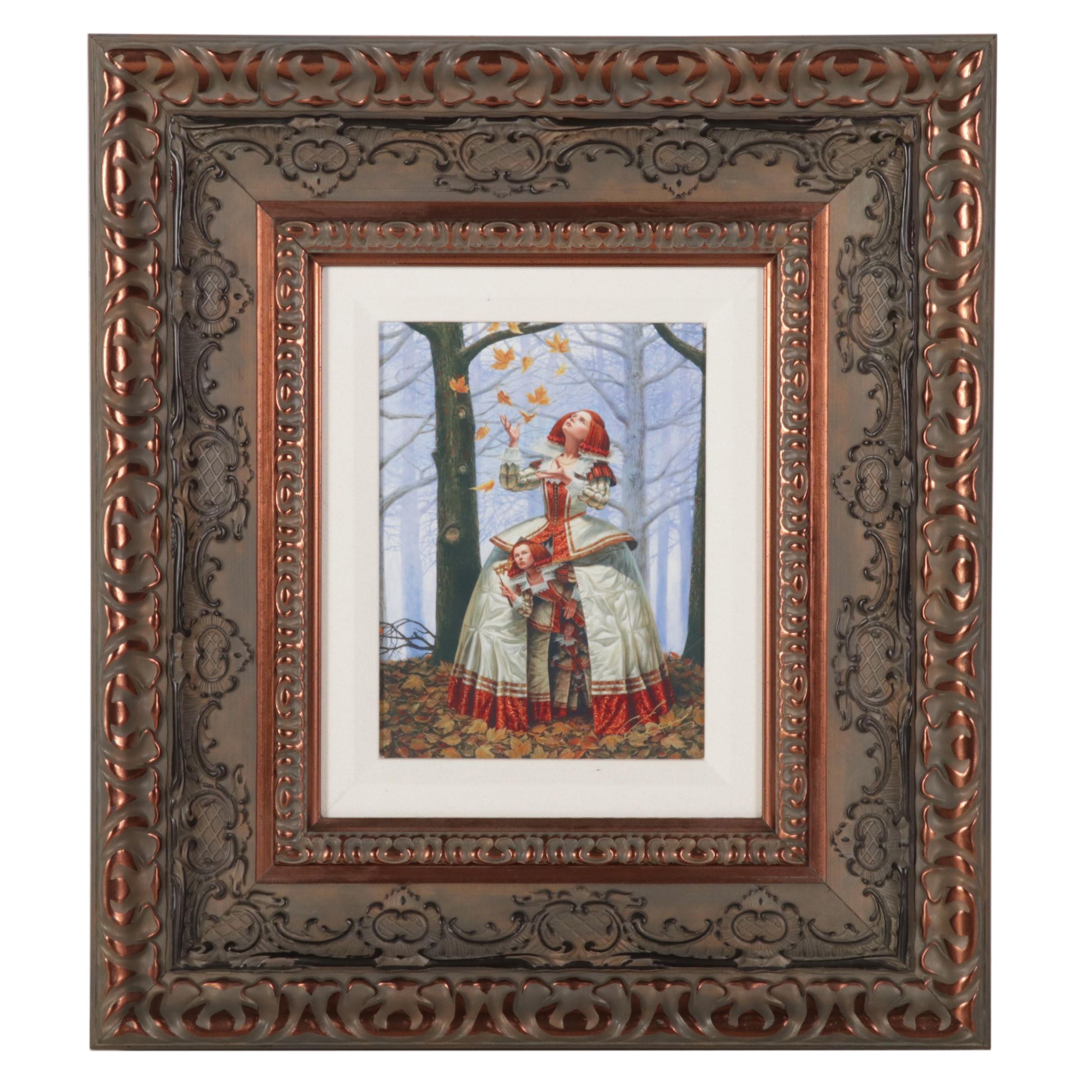 Michael Cheval Fantasy Digital Print "Enigma," 2016