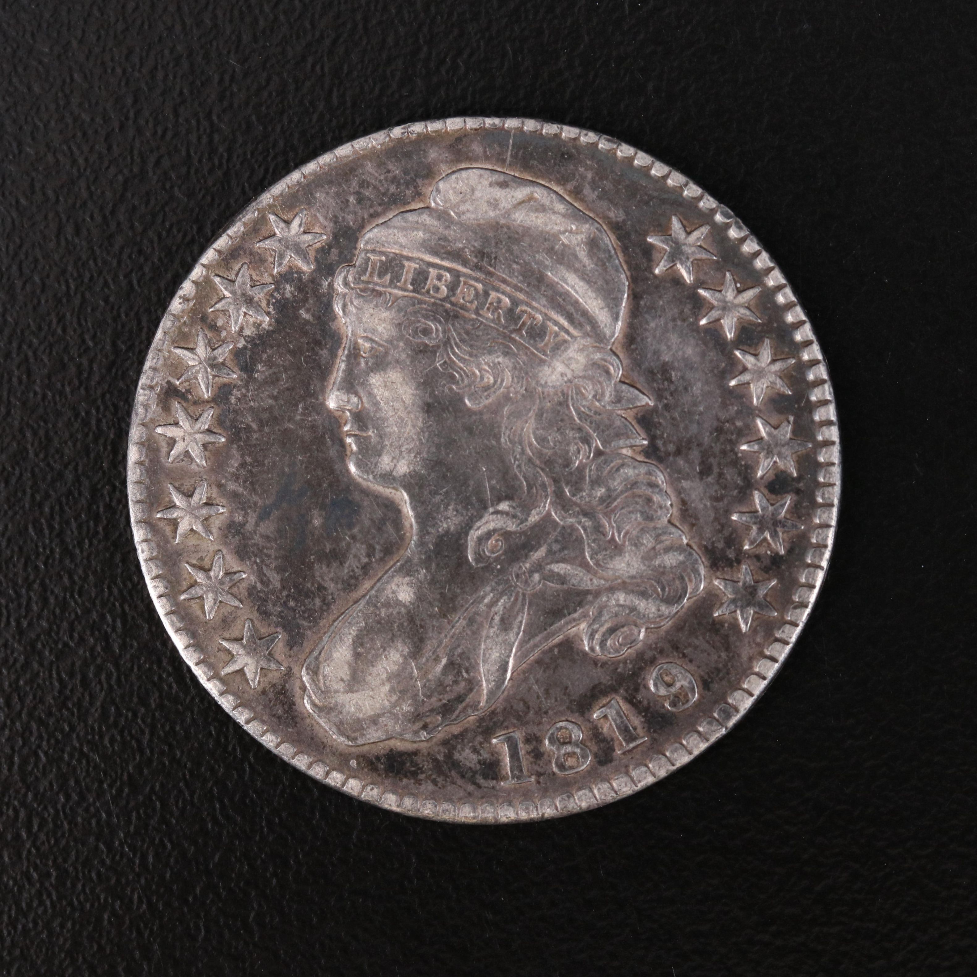 1820/19 Capped Bust Silver Half Dollar