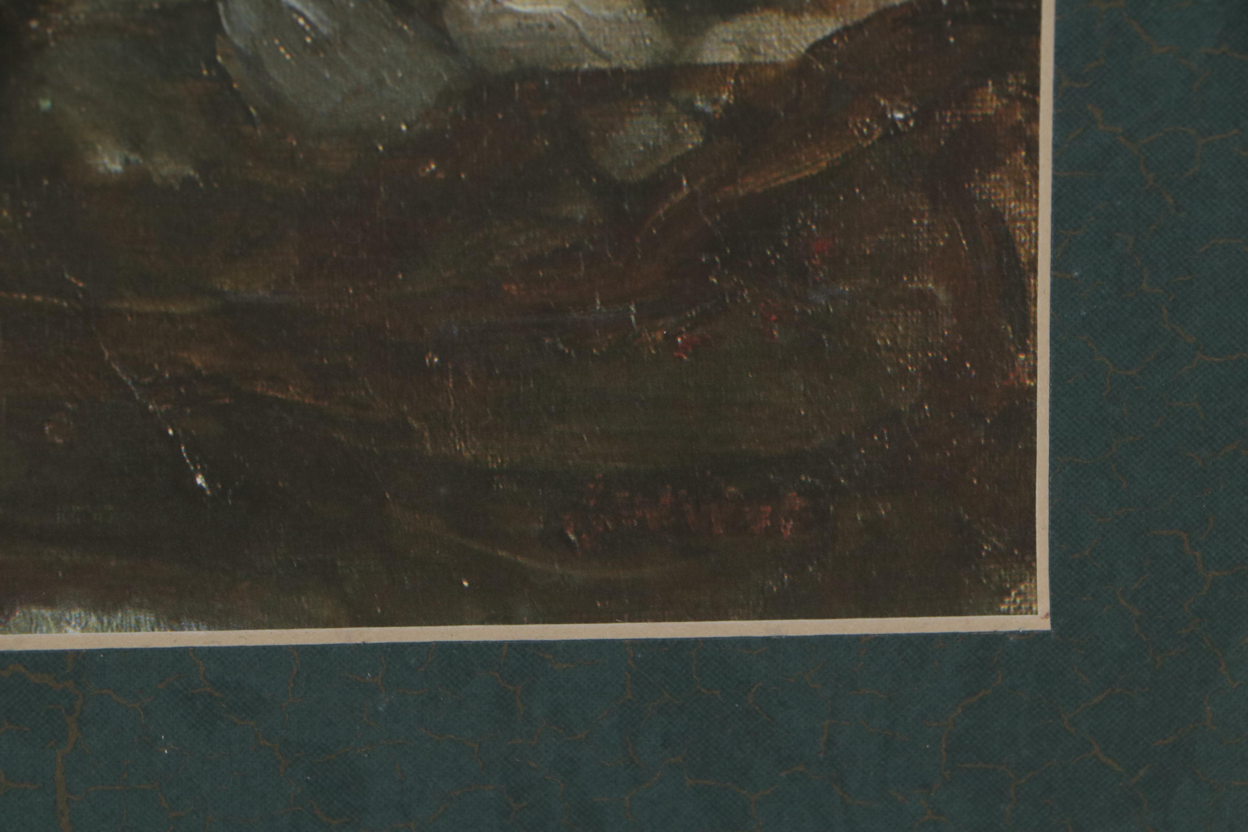 Offset Lithograph After John William Waterhouse "A Mermaid," Late 20th Century