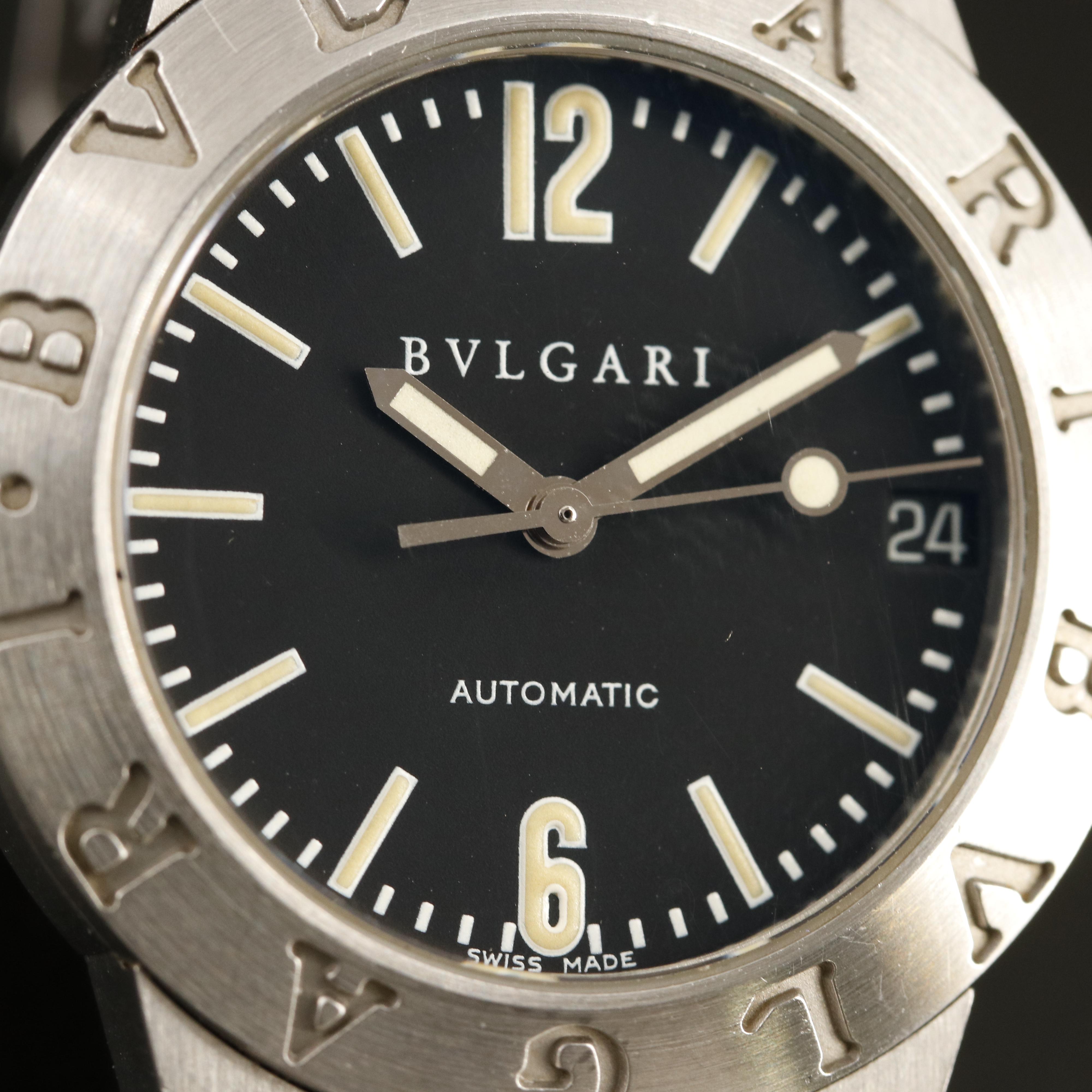 BVLGARI Diagono Stainless Steel Watch