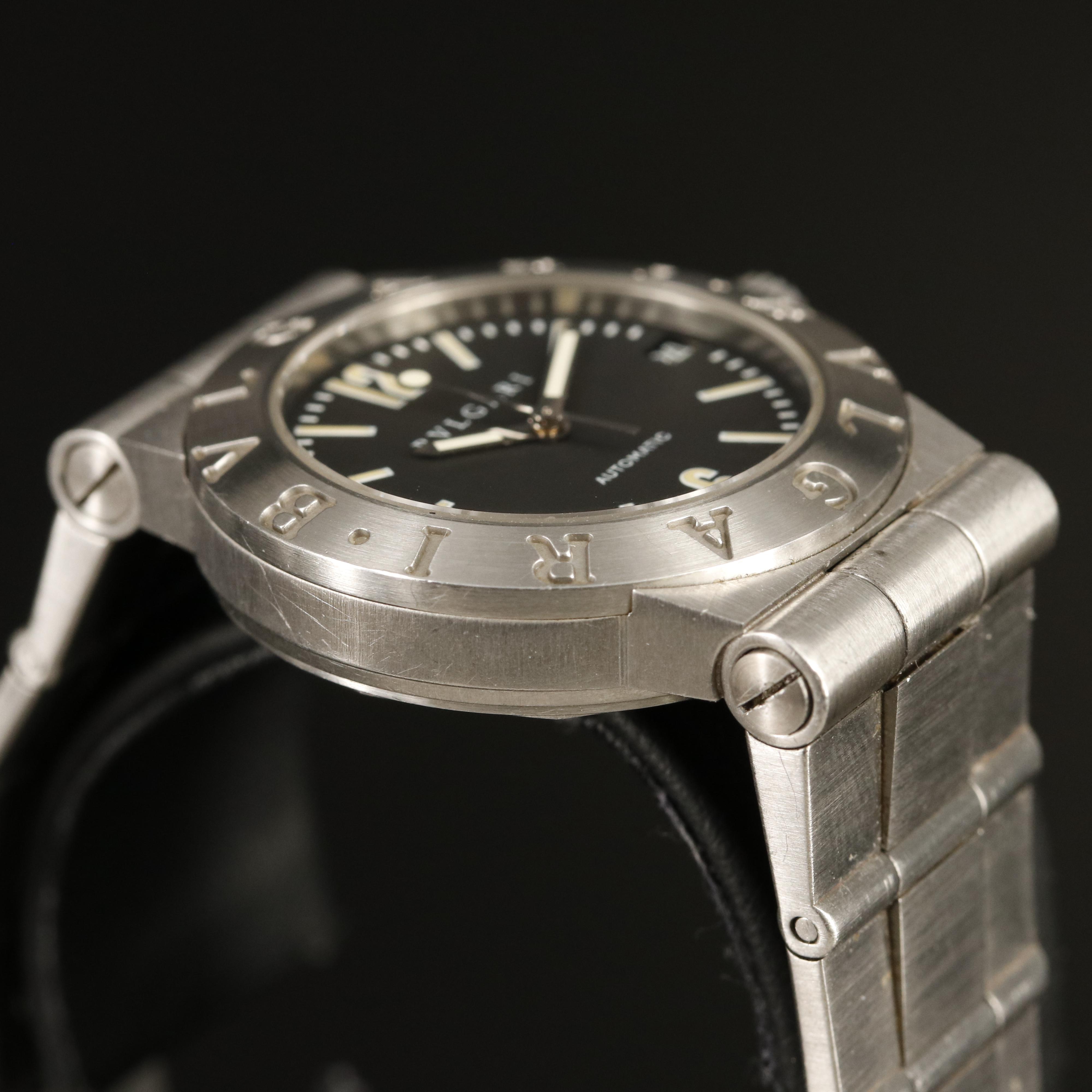 BVLGARI Diagono Stainless Steel Watch