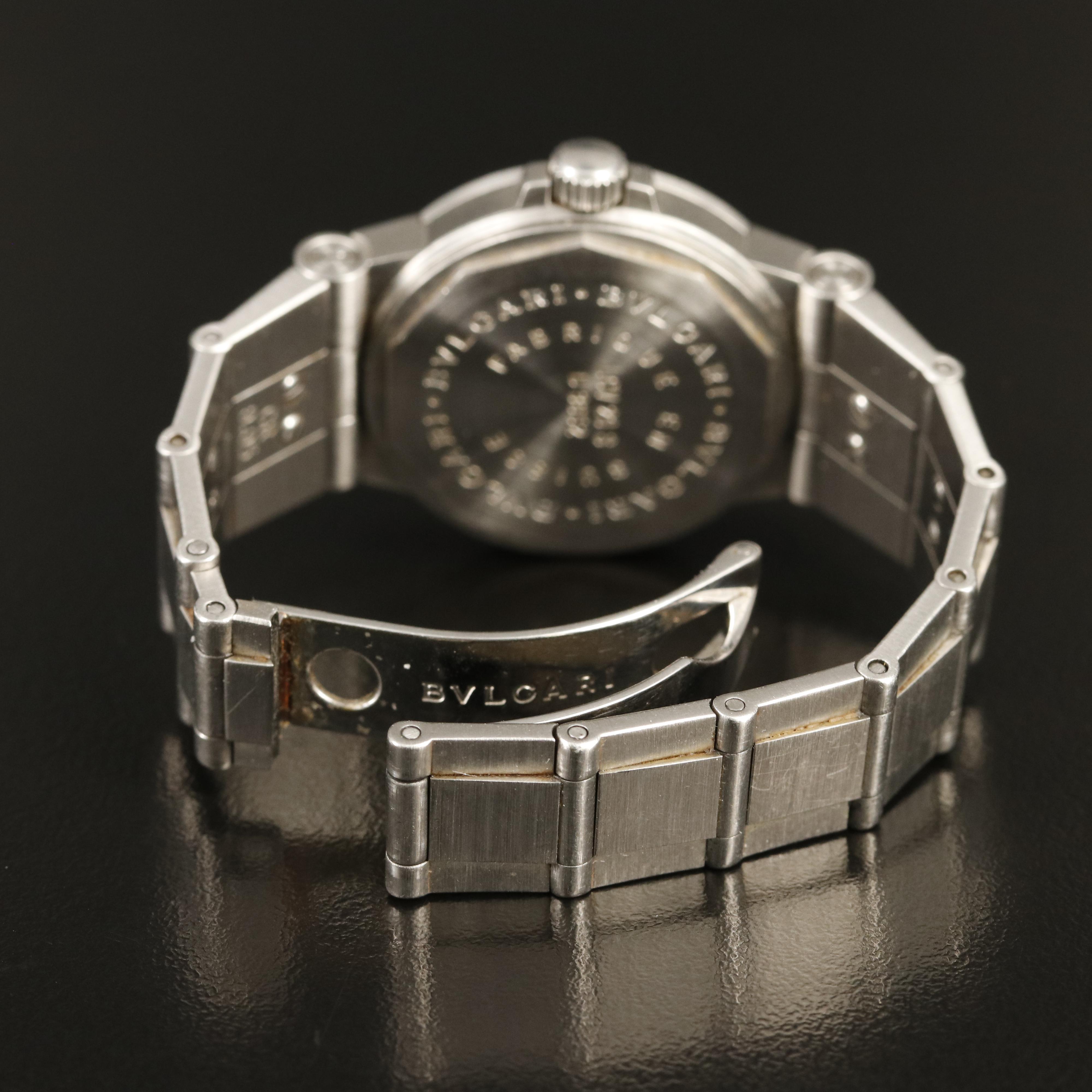 BVLGARI Diagono Stainless Steel Watch