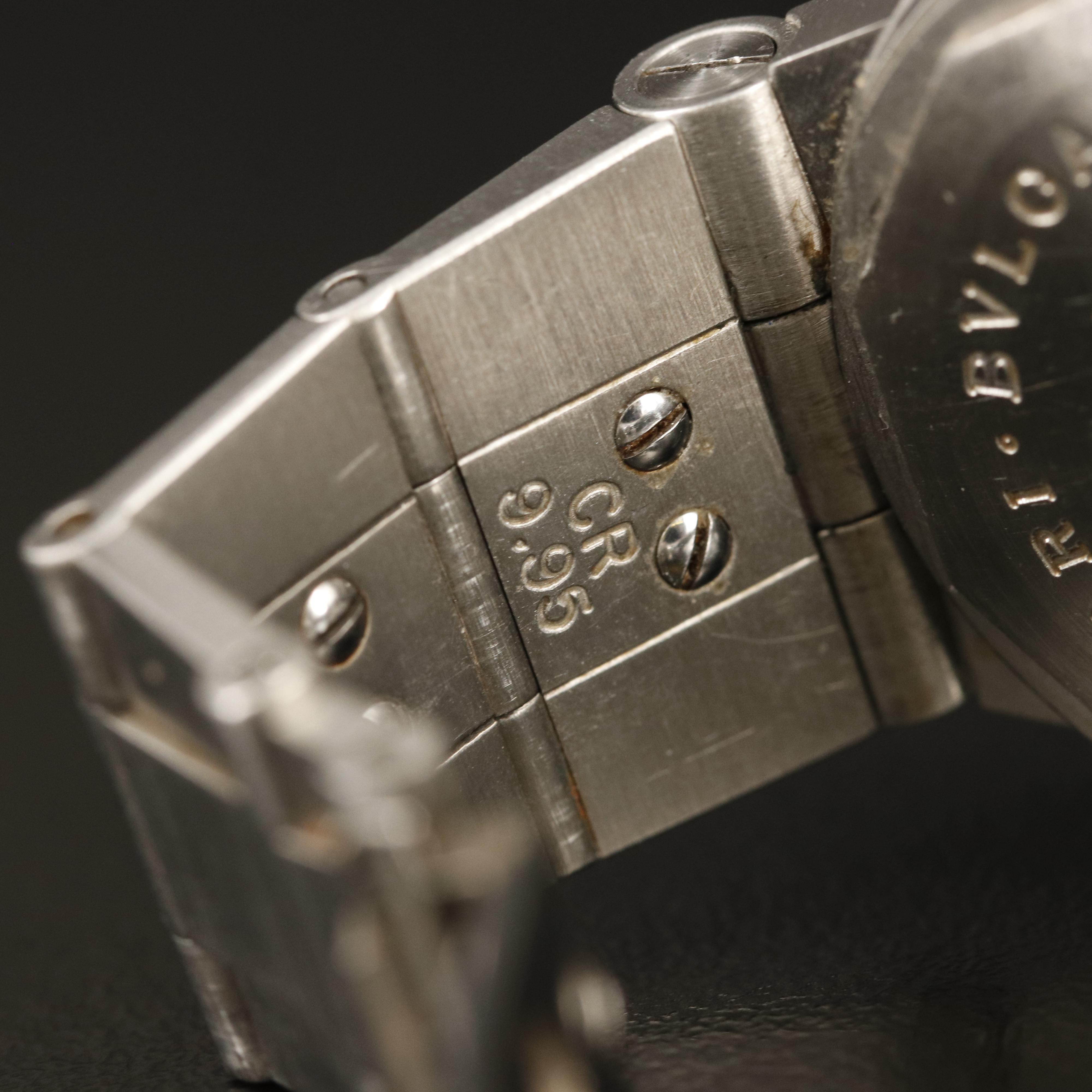 BVLGARI Diagono Stainless Steel Watch