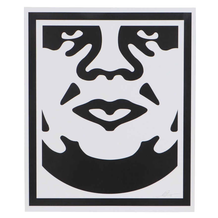 Shepard Fairey Offset Print "OBEY 3-Face," 2021