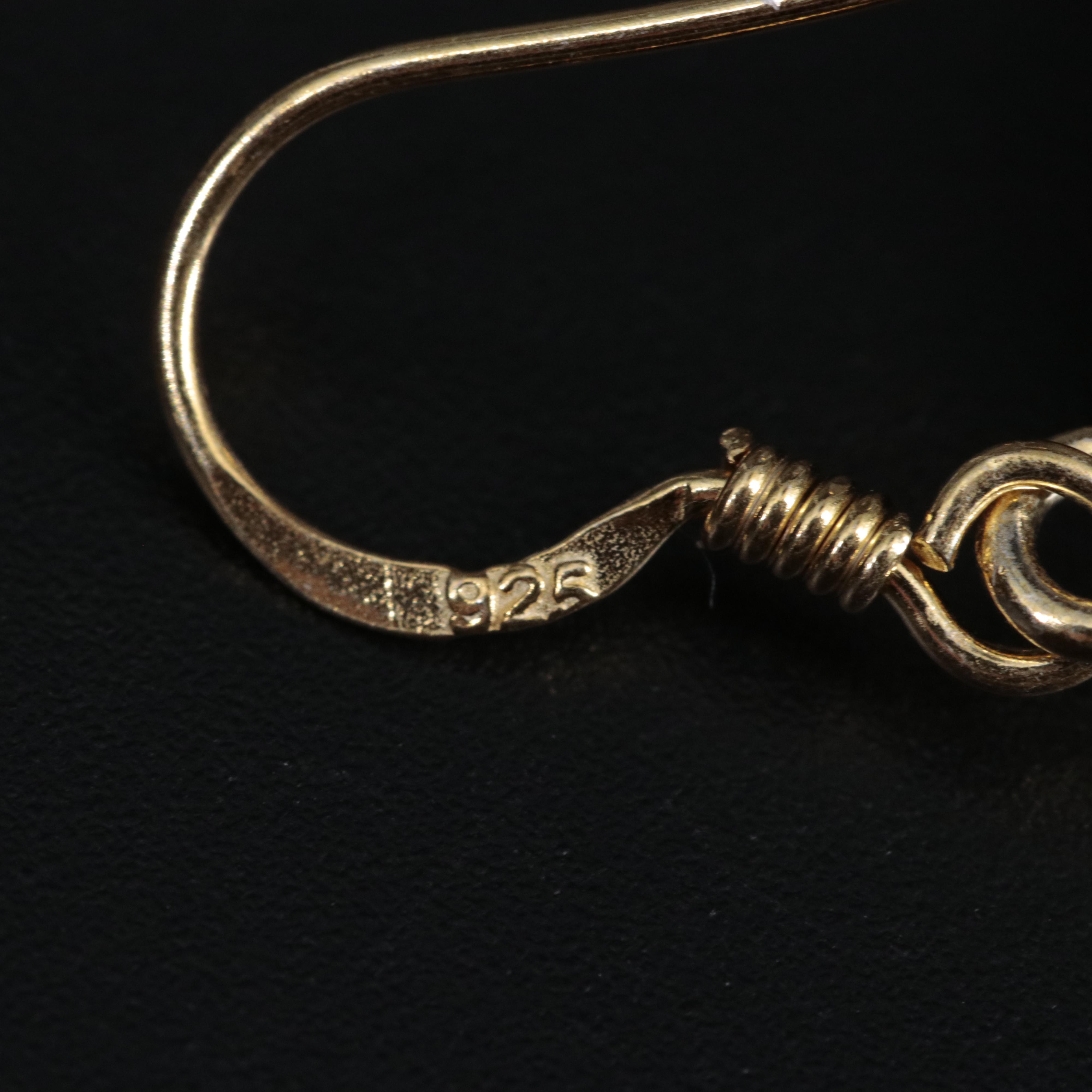 Sterling Silver Earrings Featuring Gemstones