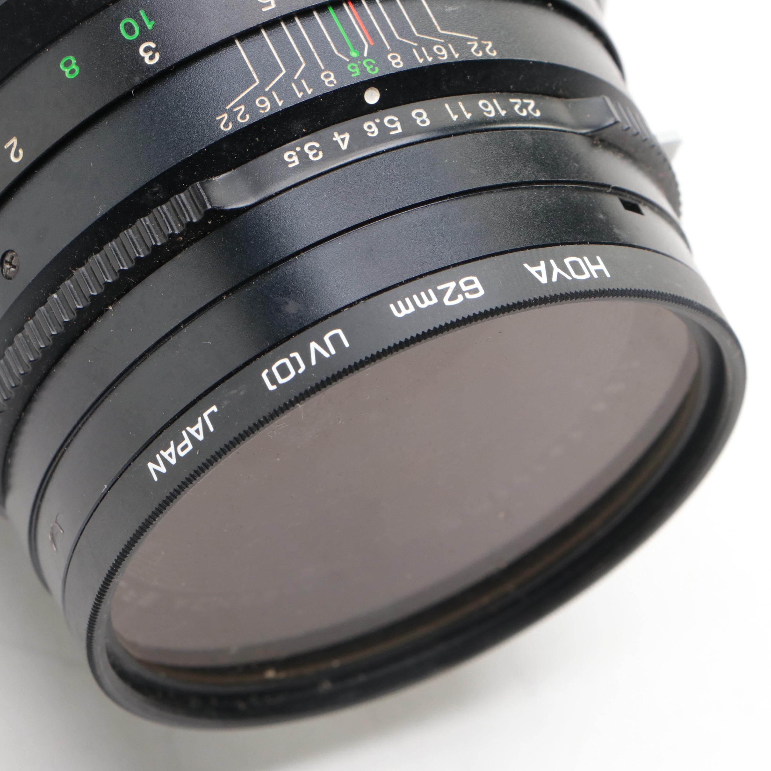 Zenza Bronica ETR Medium Format Camera, Film Back Attachment, Polaroid Case