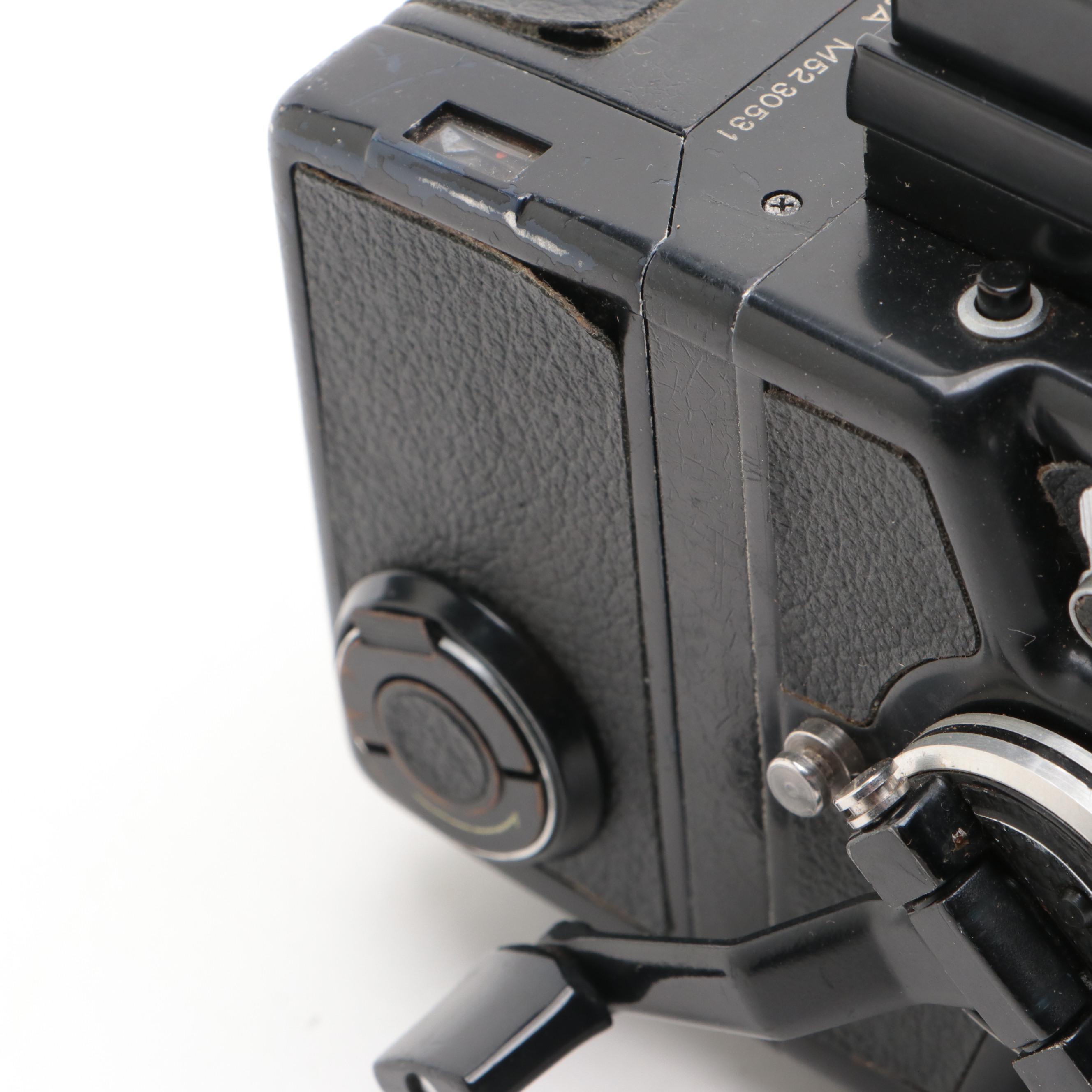 Zenza Bronica ETR Medium Format Camera, Film Back Attachment, Polaroid Case