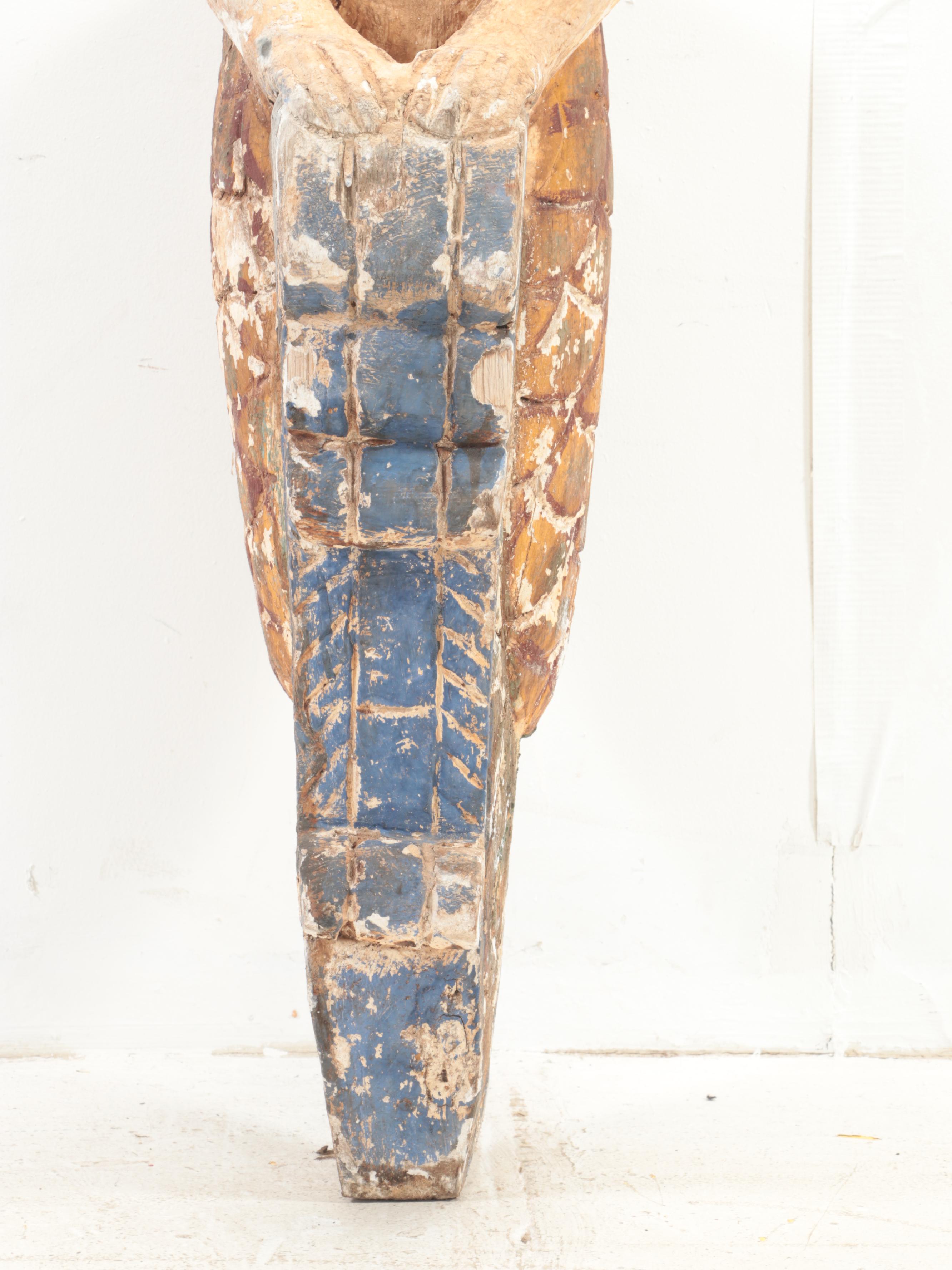 Wooden Figurehead Carving of Mermaid