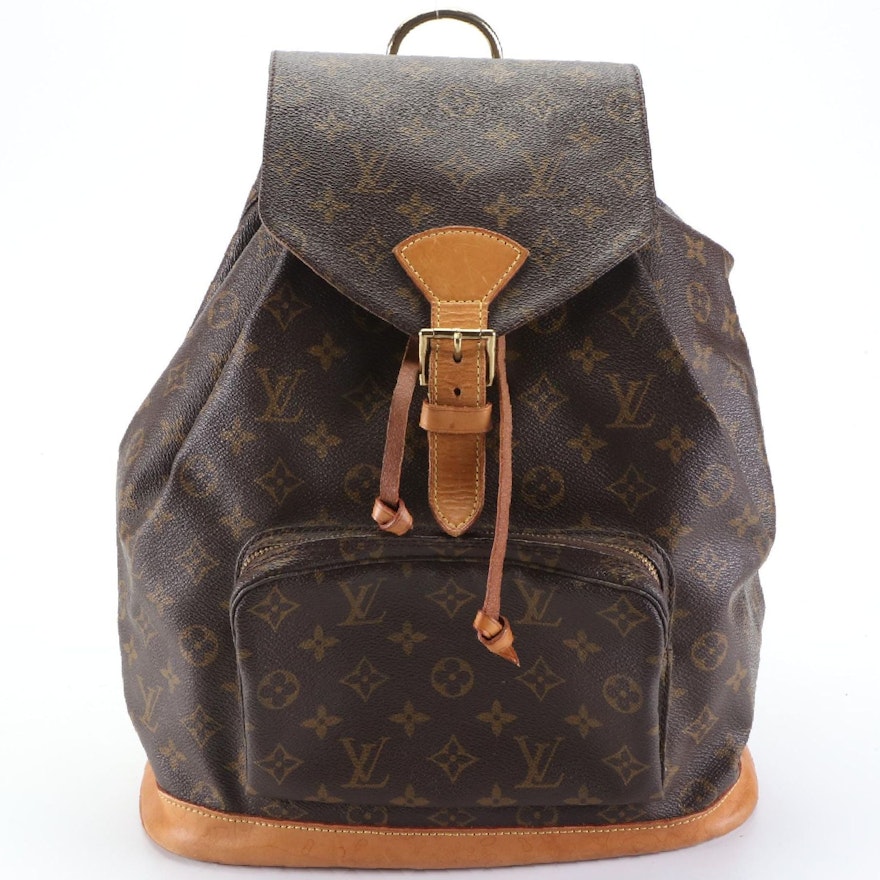 Louis Vuitton Montsouris Backpack in Monogram Canvas