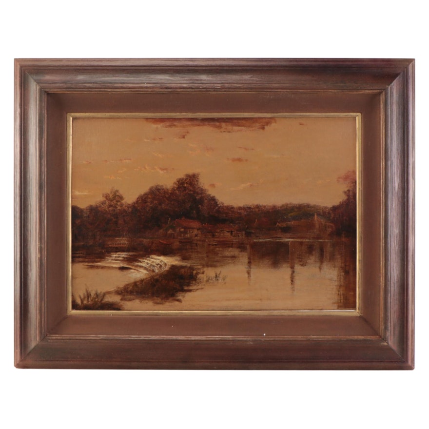 James Isaiah Lewis Oil Painting of Landscape