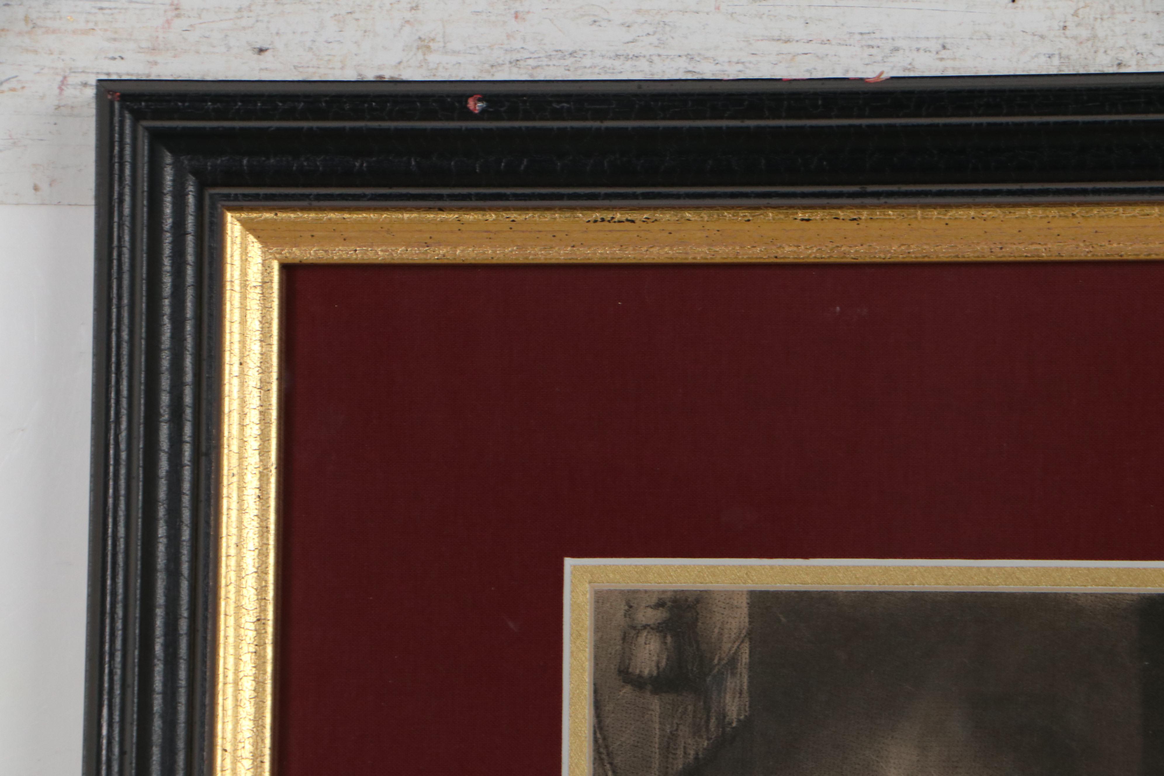 John Sartain Etching After Edward Savage of Washington Family, Circa 1860