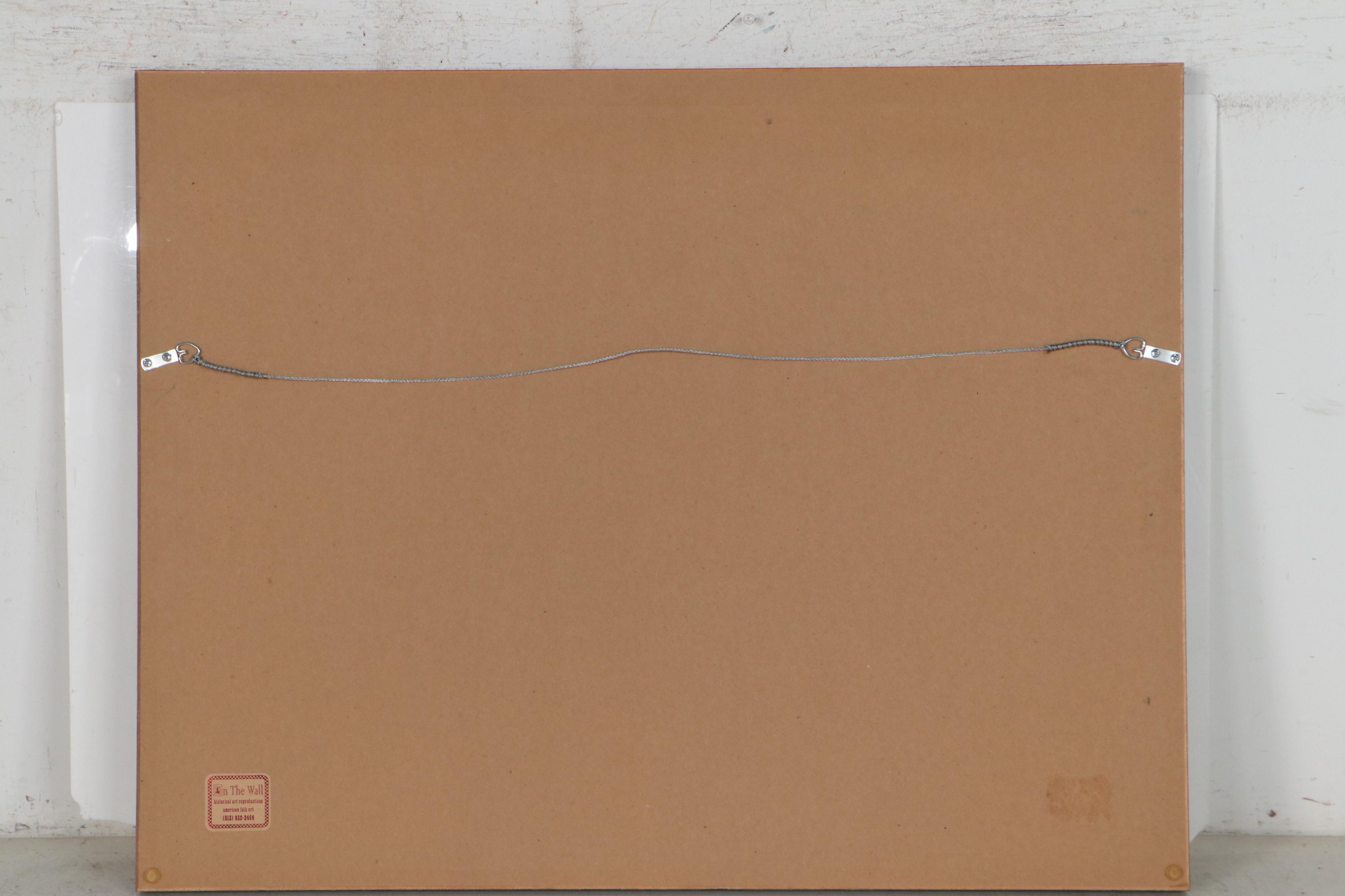 John Sartain Etching After Edward Savage of Washington Family, Circa 1860