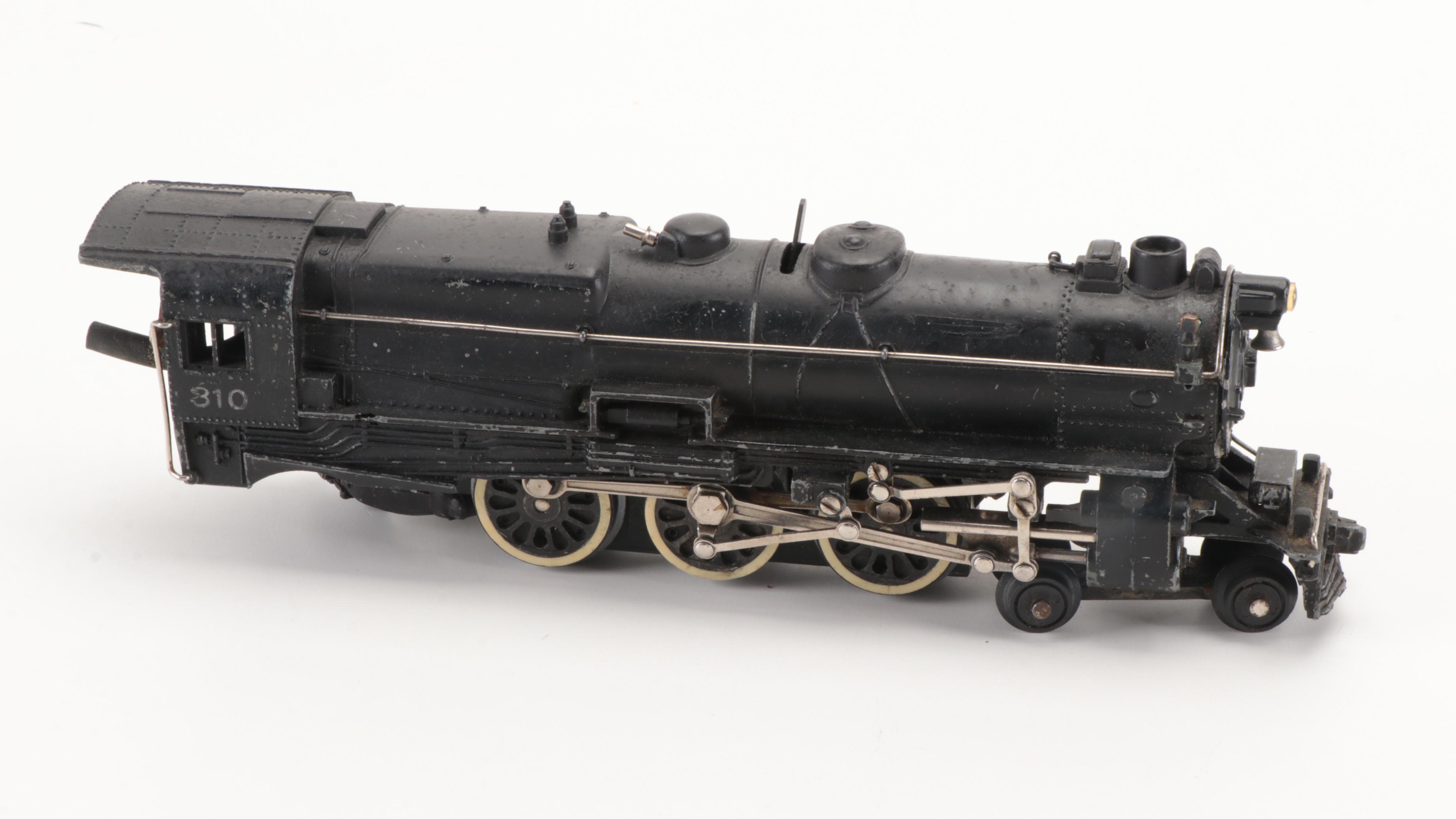 American Flyer #310 Engine with Trains, Transformer and Track