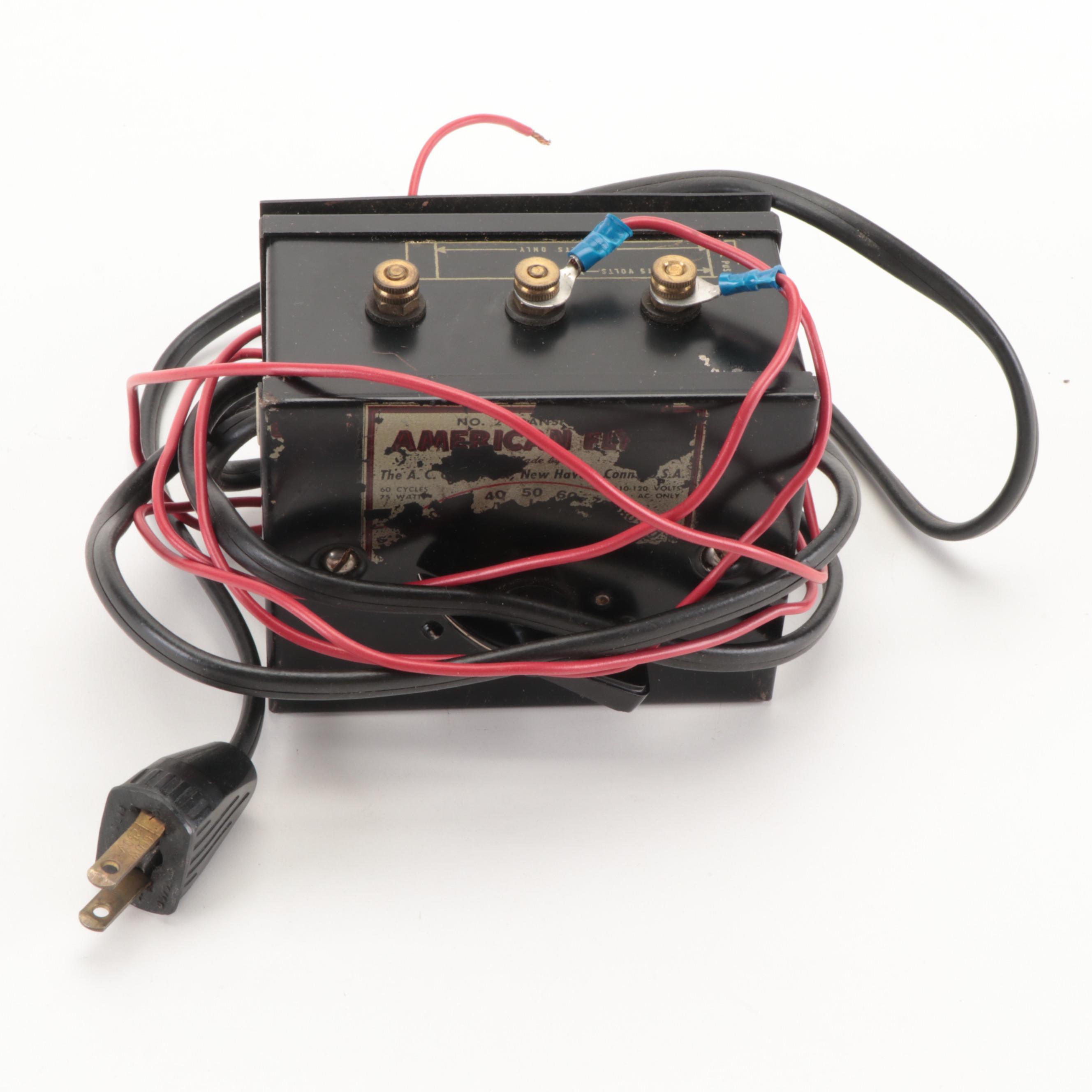 American Flyer #310 Engine with Trains, Transformer and Track