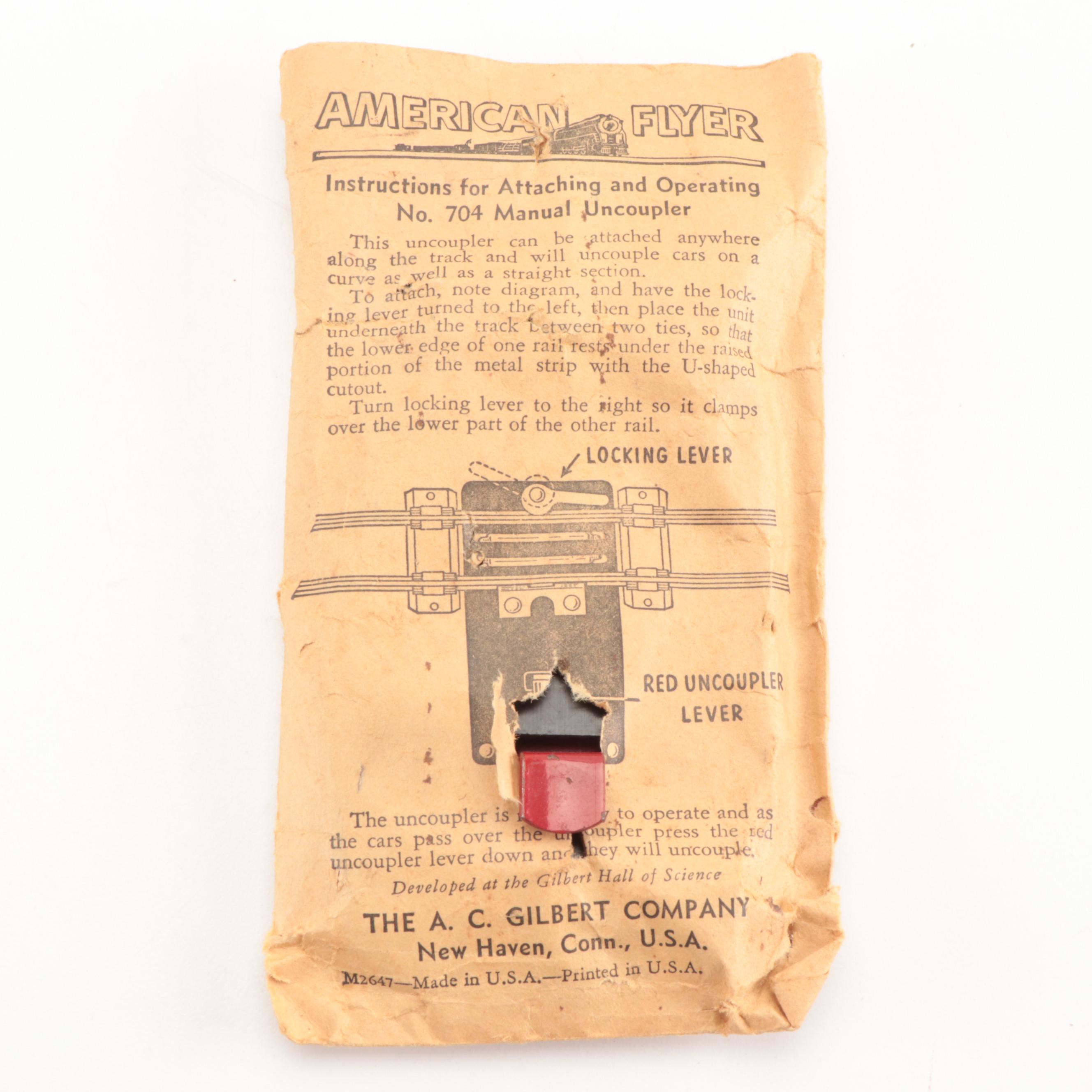 American Flyer #310 Engine with Trains, Transformer and Track