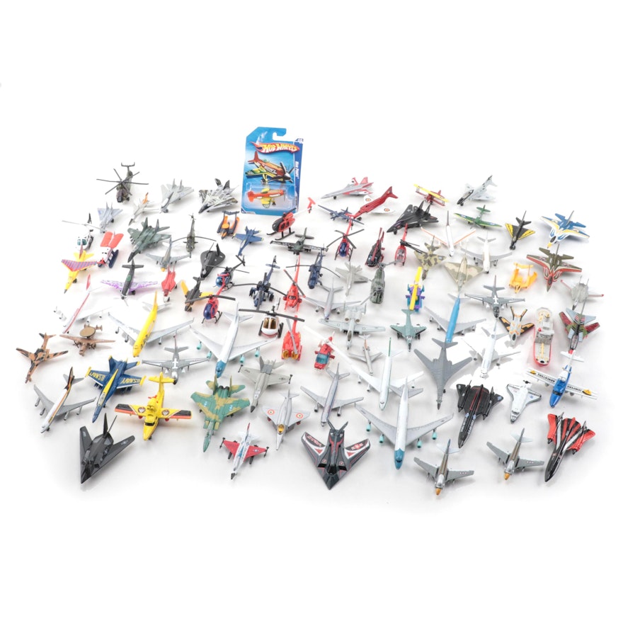 RealToy, Maisto, Matchbox, Schabak with More Toy Planes and Helicopters
