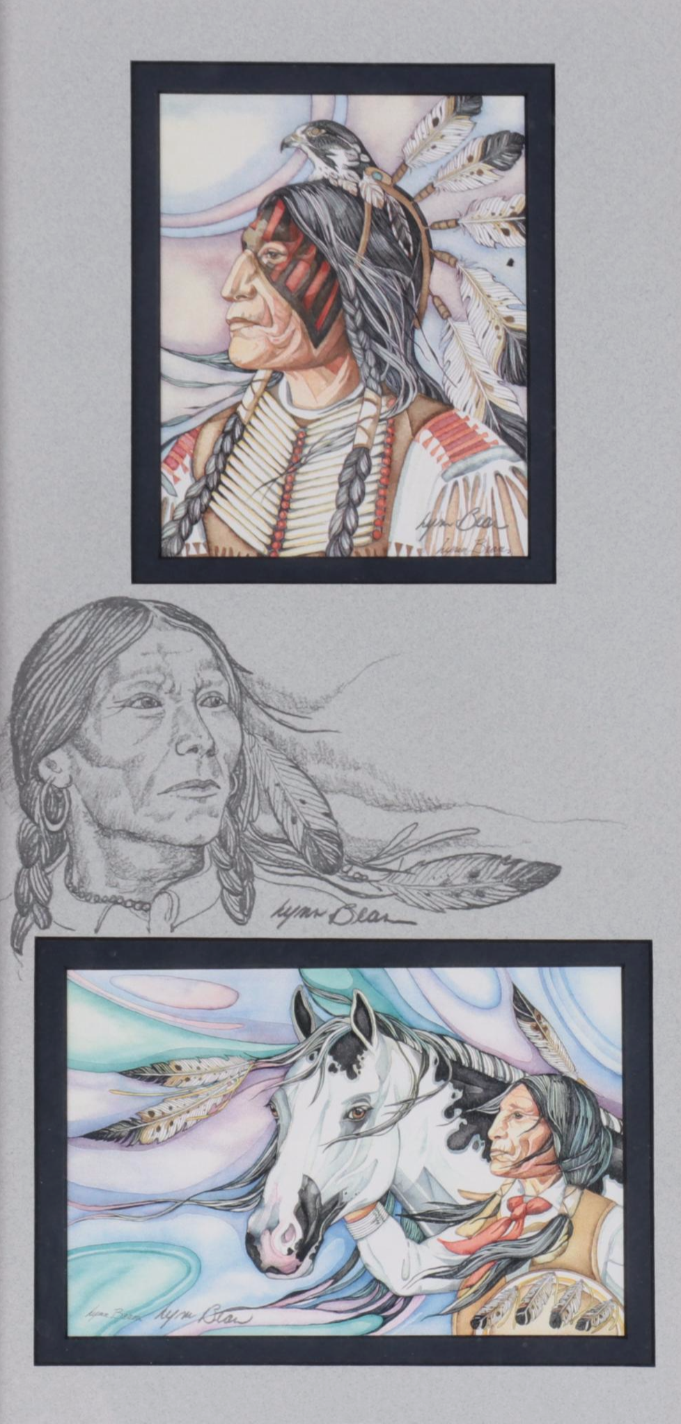 Lynn Bean Native American-Themed Digital Prints