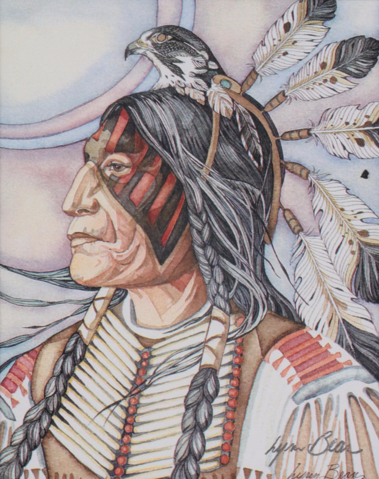 Lynn Bean Native American-Themed Digital Prints