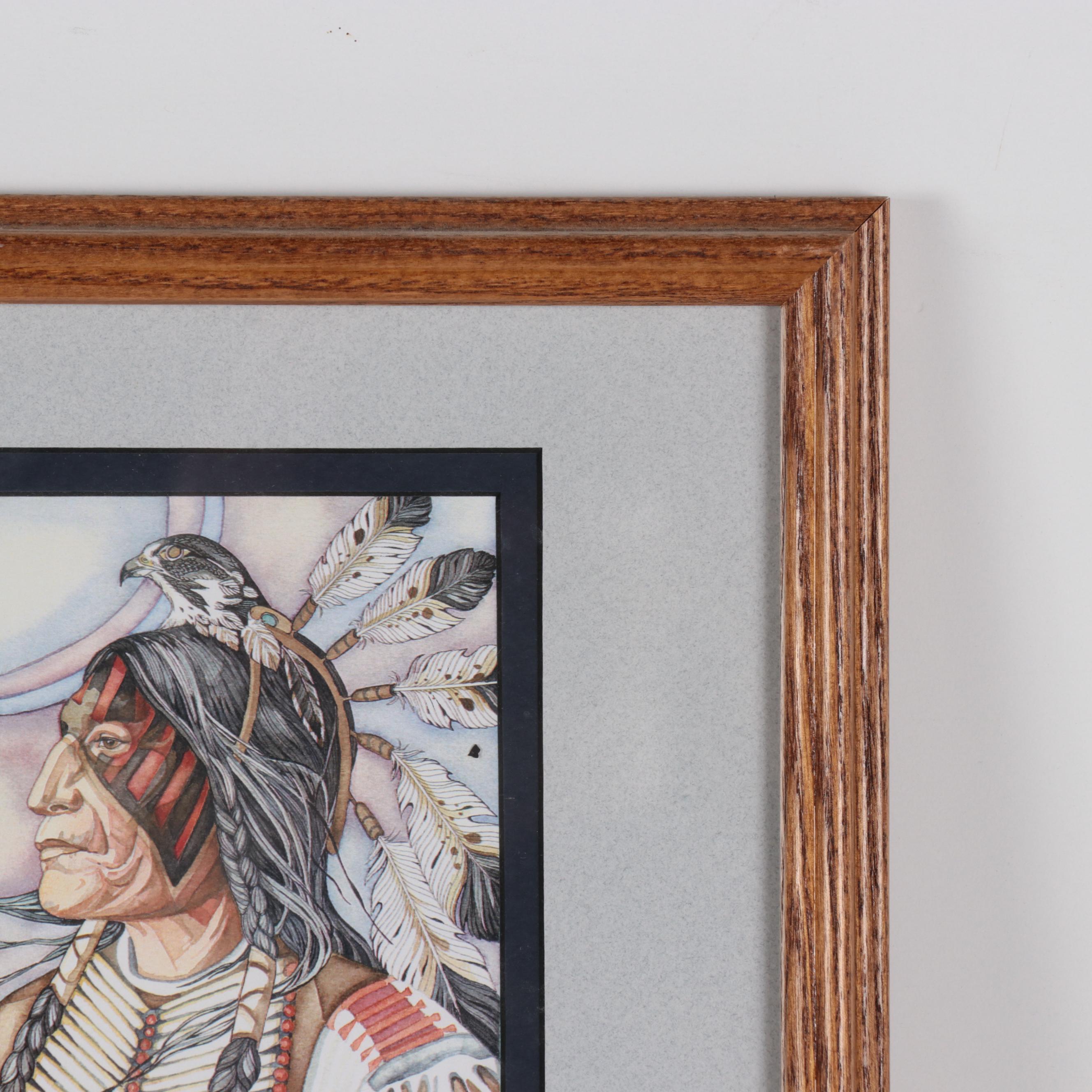 Lynn Bean Native American-Themed Digital Prints