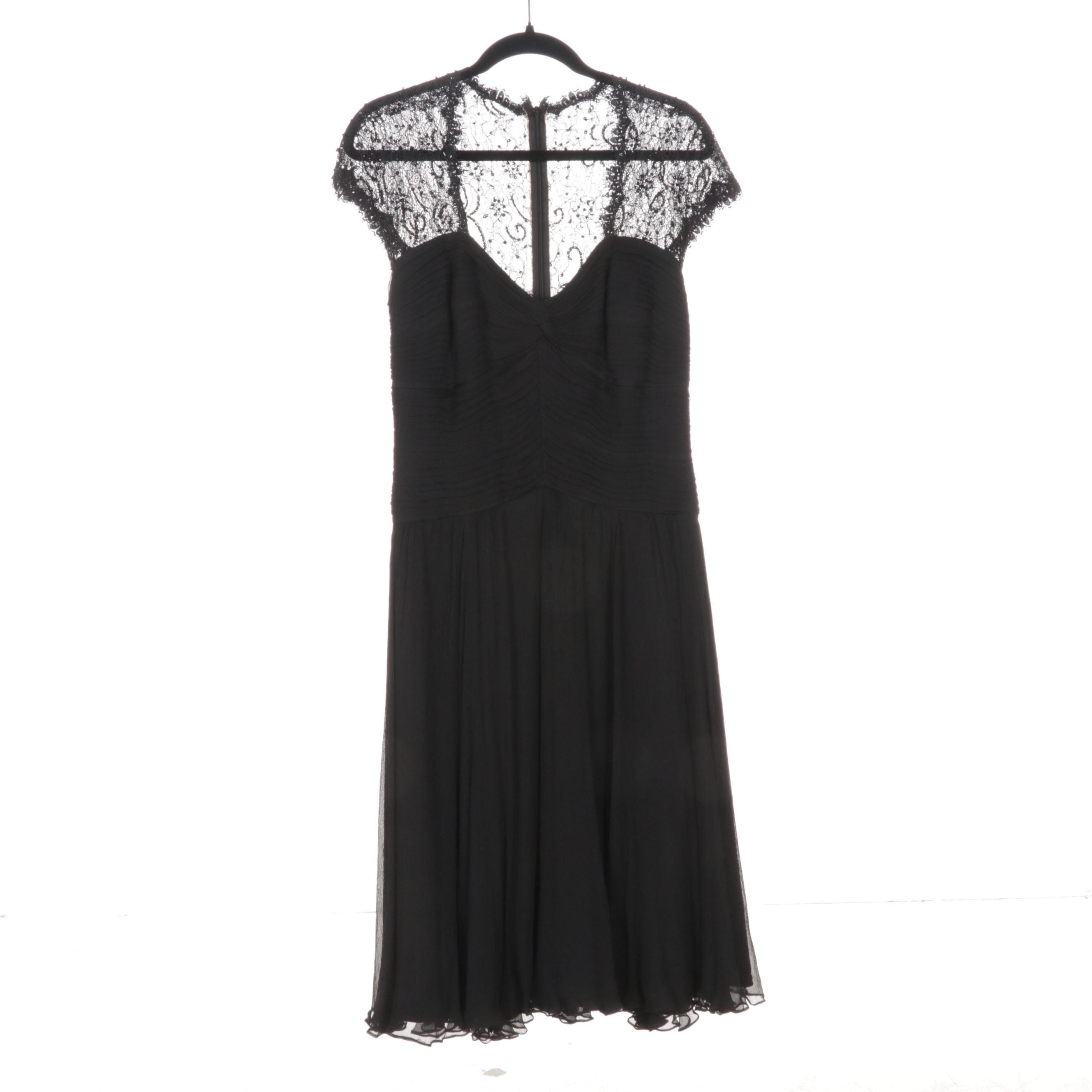 Tadashi and Ursula Studio Black Sleeveless and Capped Sleeve Evening Dresses