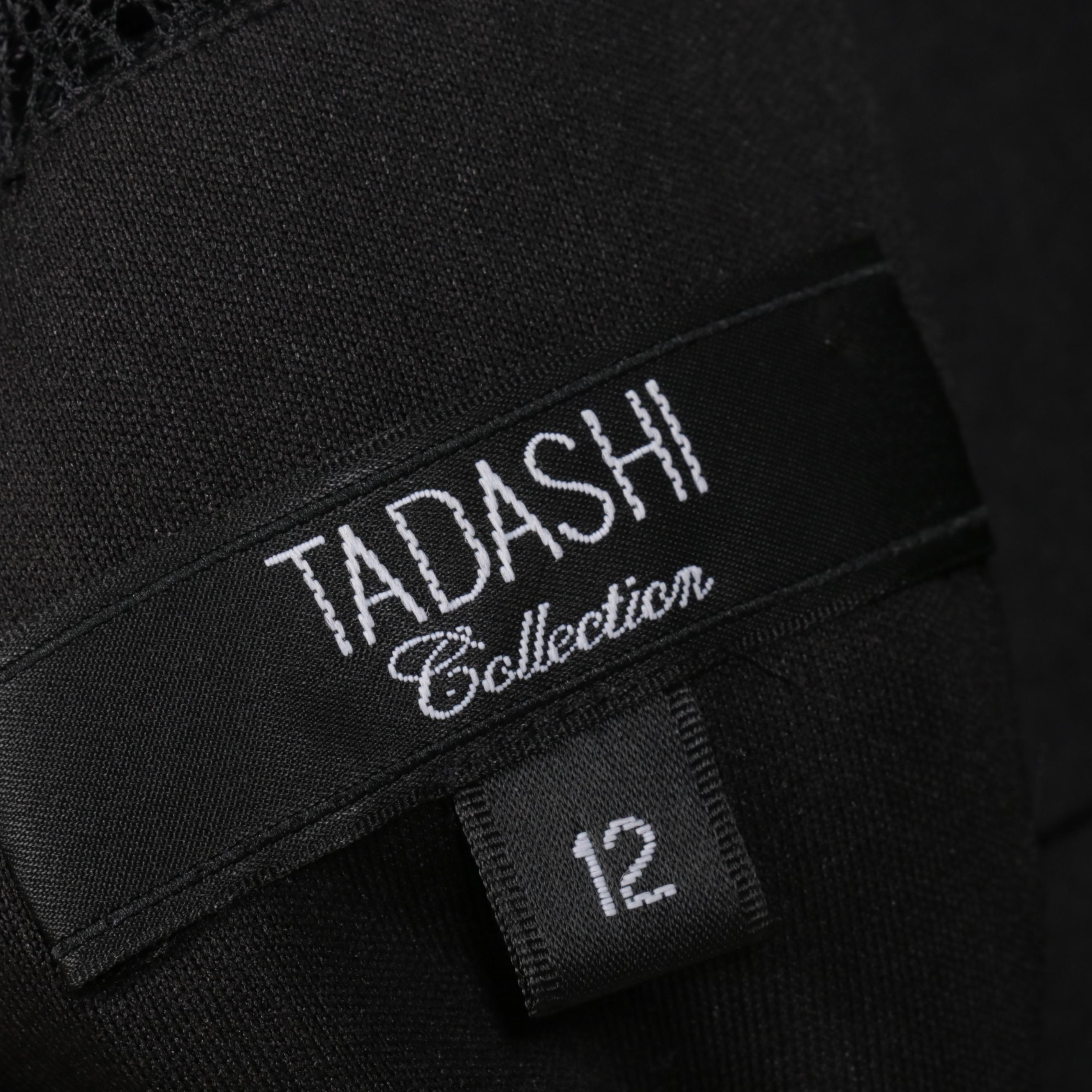 Tadashi and Ursula Studio Black Sleeveless and Capped Sleeve Evening Dresses