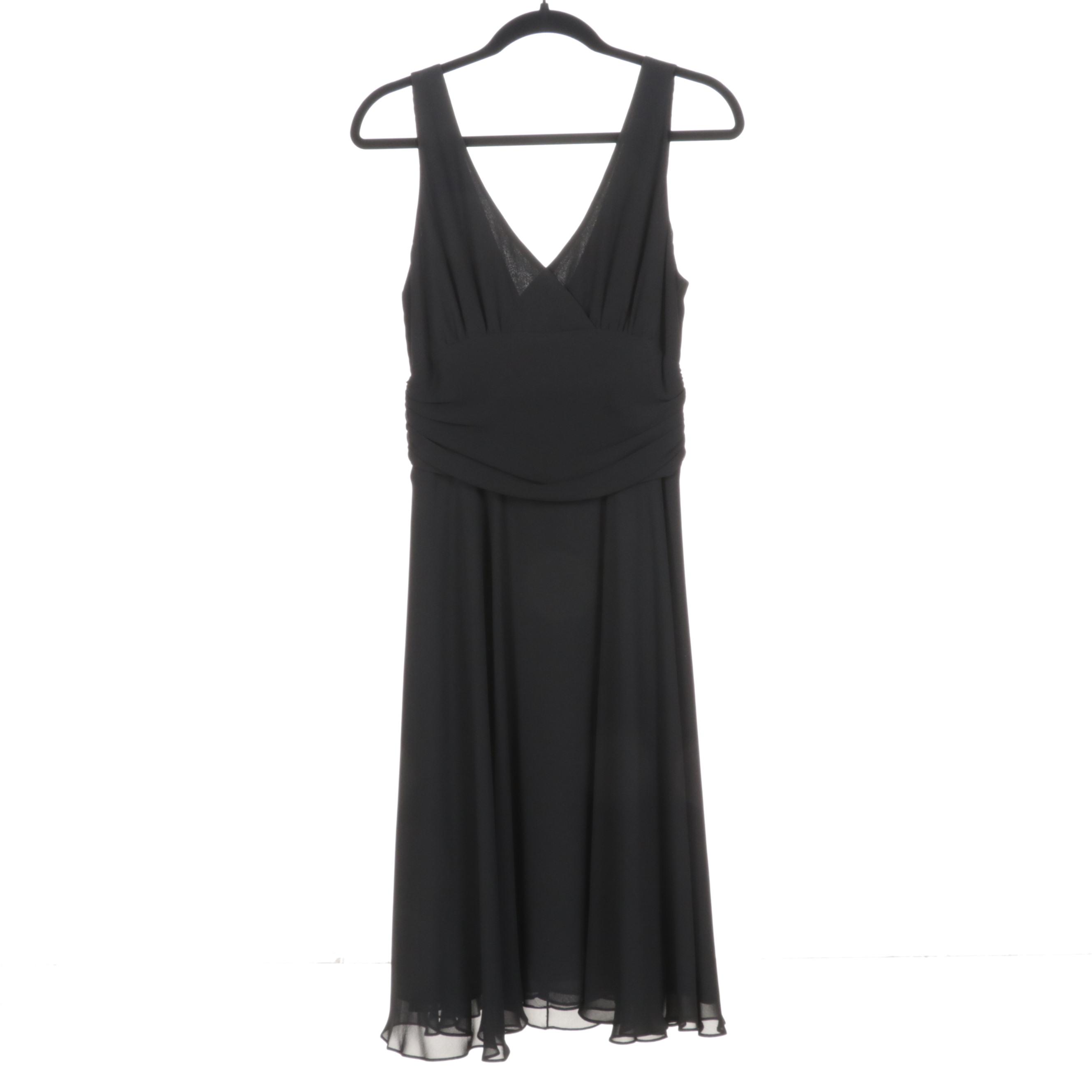 Tadashi and Ursula Studio Black Sleeveless and Capped Sleeve Evening Dresses