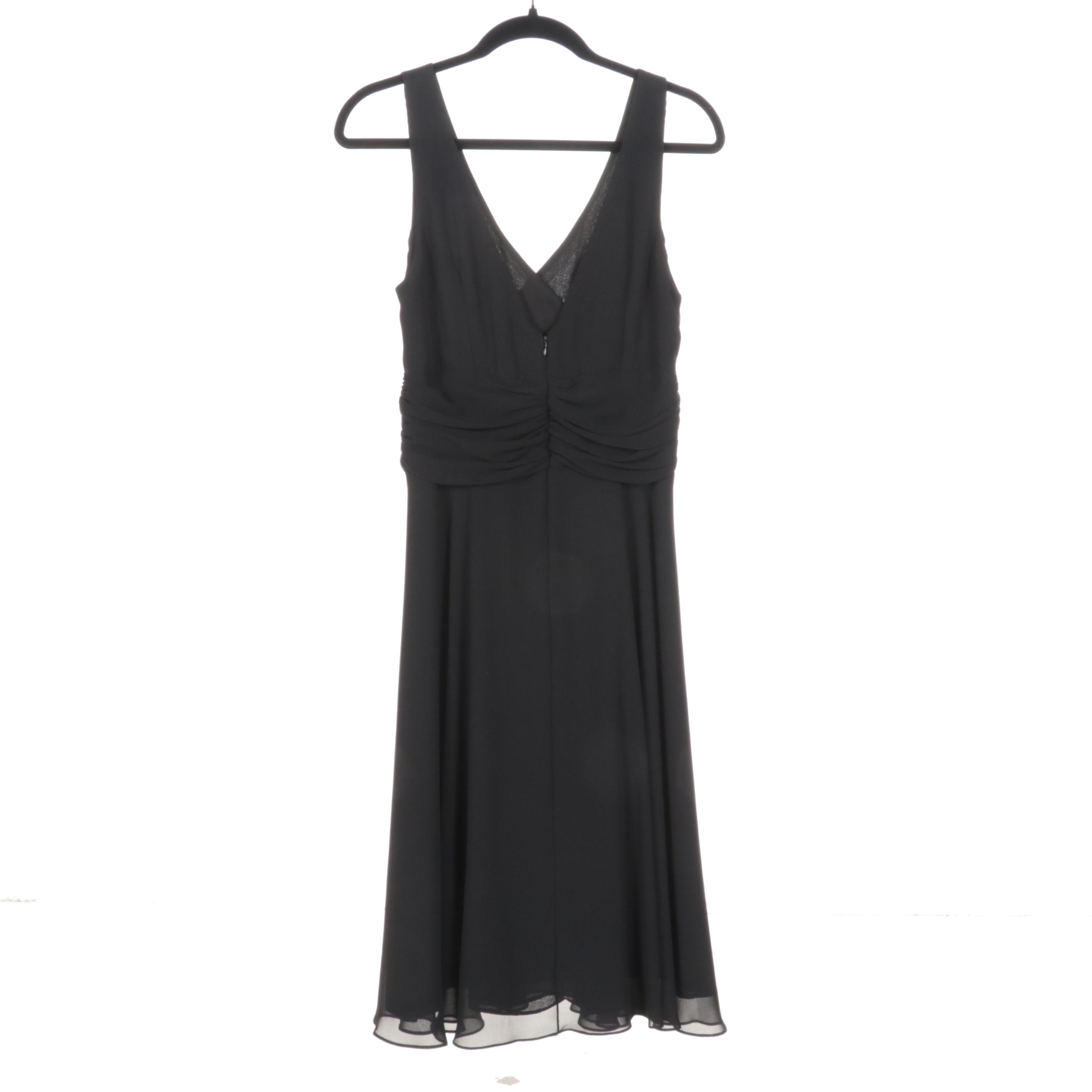 Tadashi and Ursula Studio Black Sleeveless and Capped Sleeve Evening Dresses