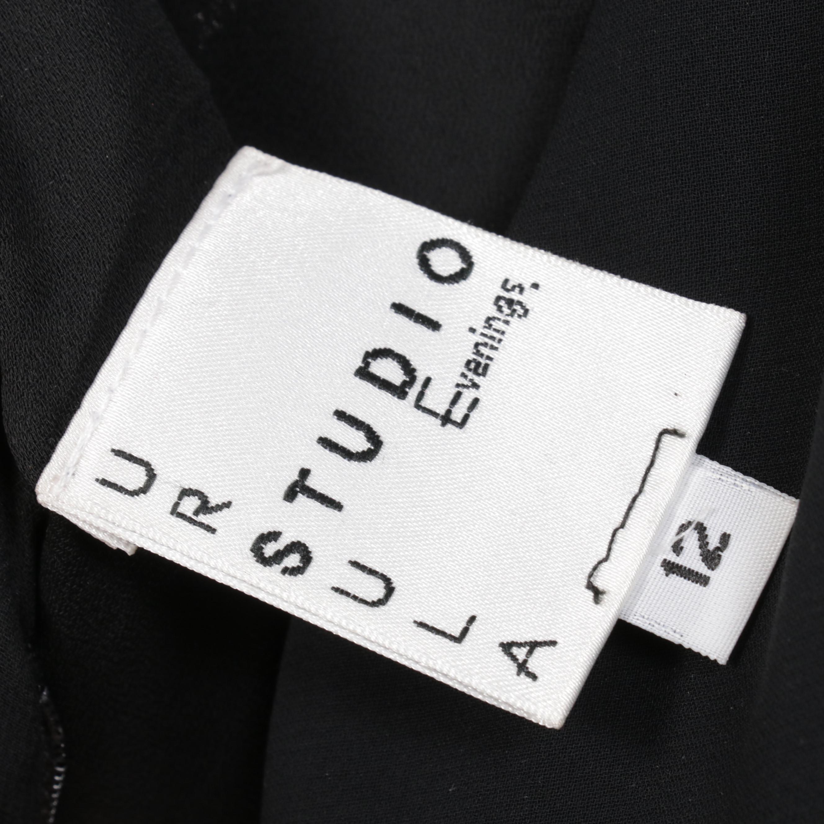 Tadashi and Ursula Studio Black Sleeveless and Capped Sleeve Evening Dresses