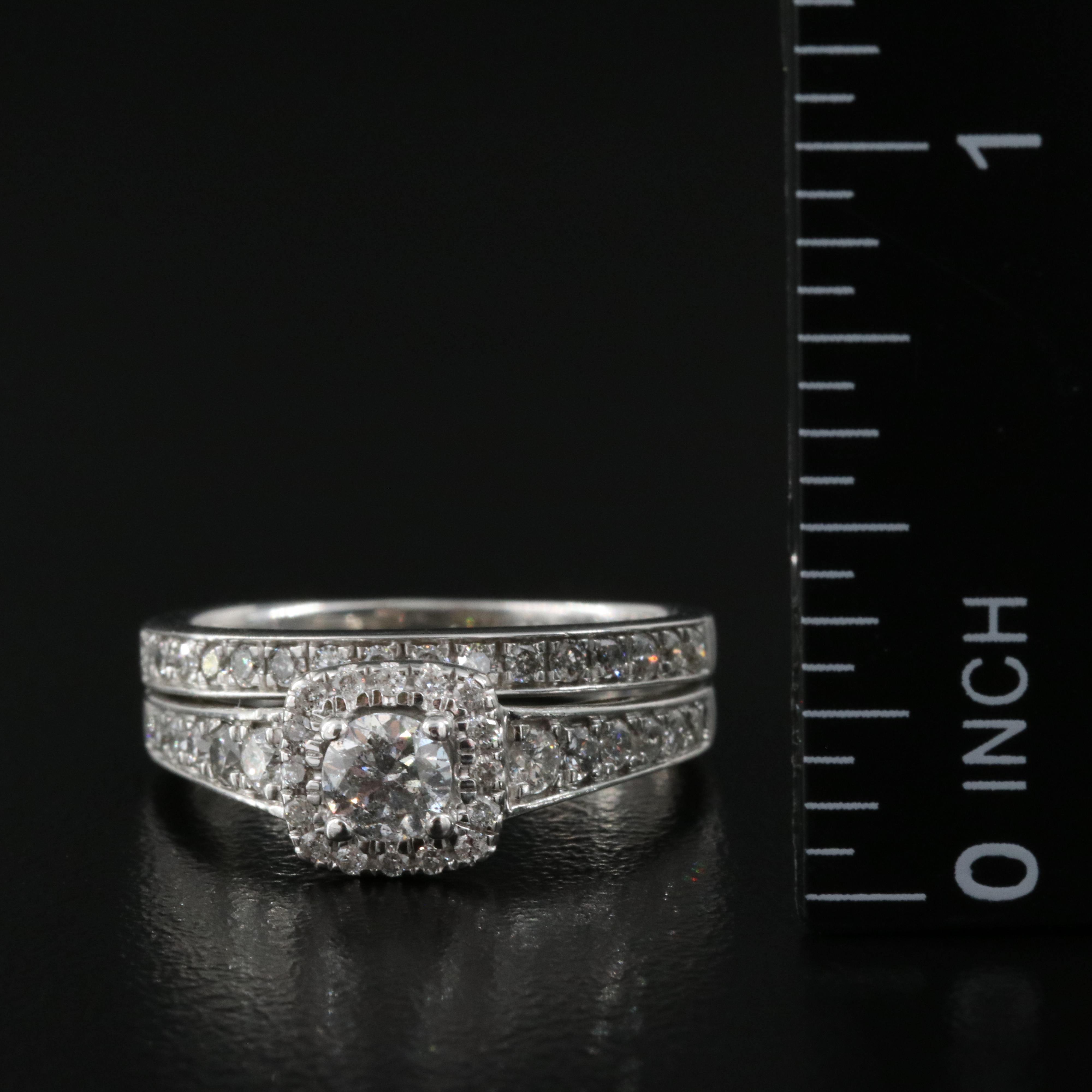 Sterling Diamond Ring