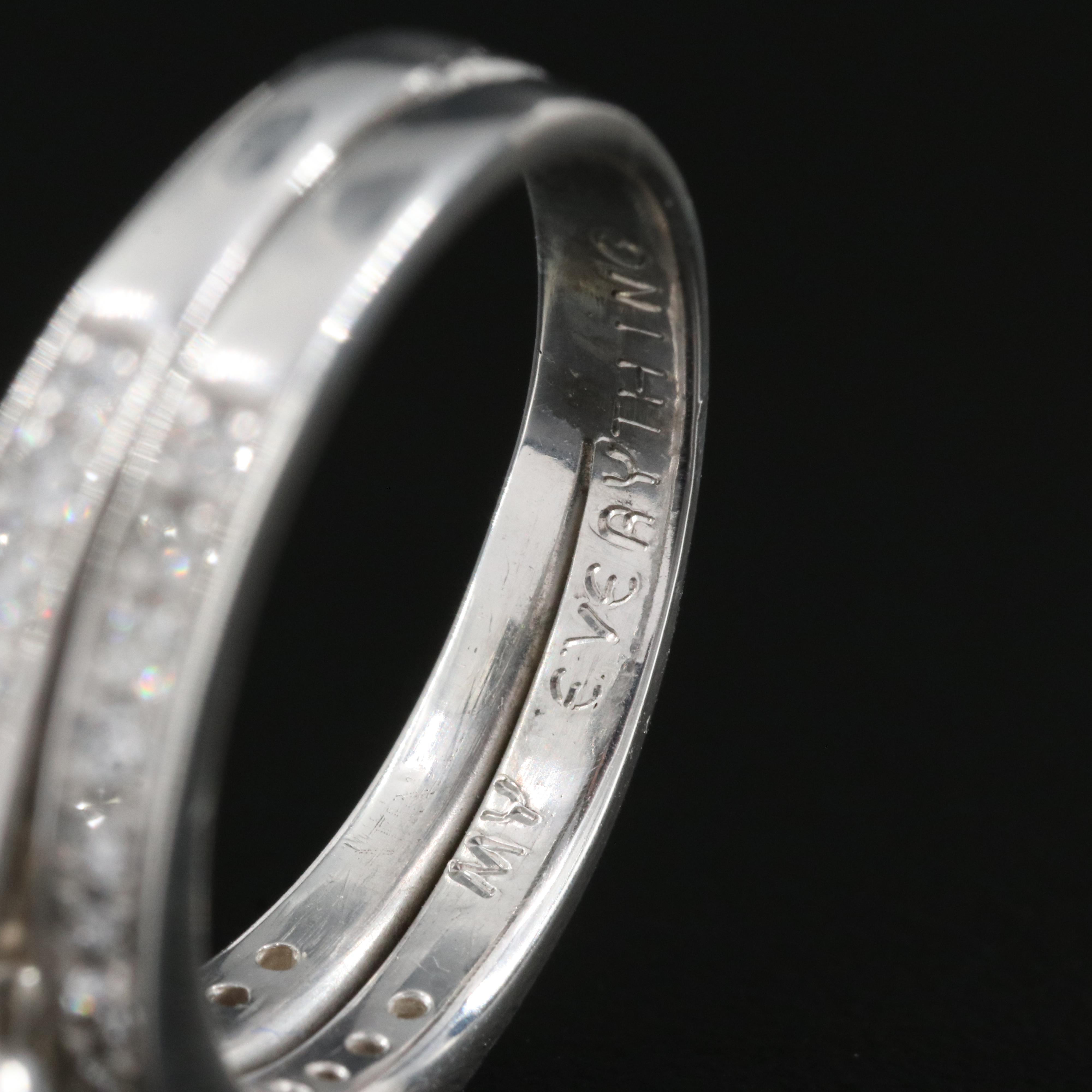 Sterling Diamond Ring