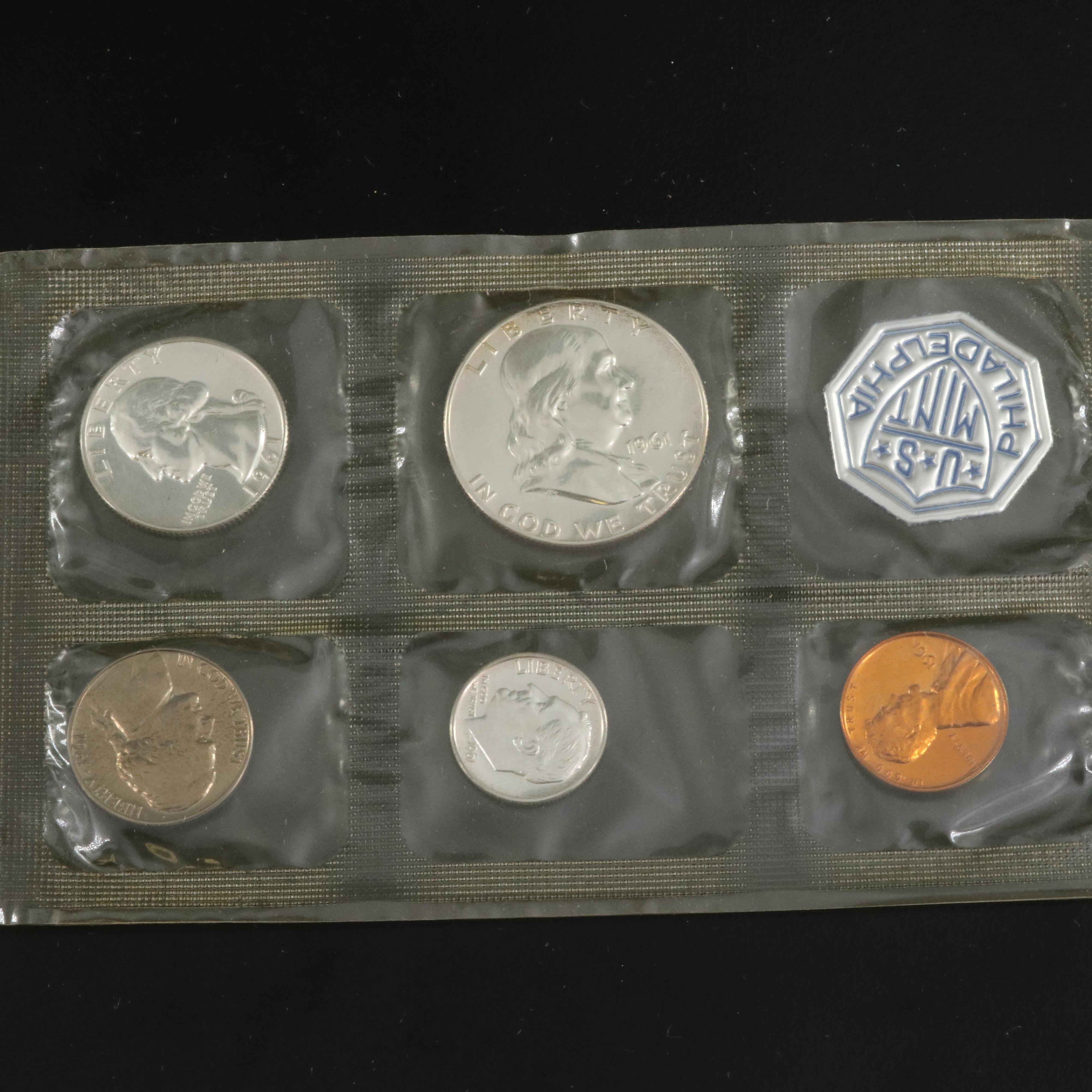 Four 1960s U.S. Mint Silver Proof Sets