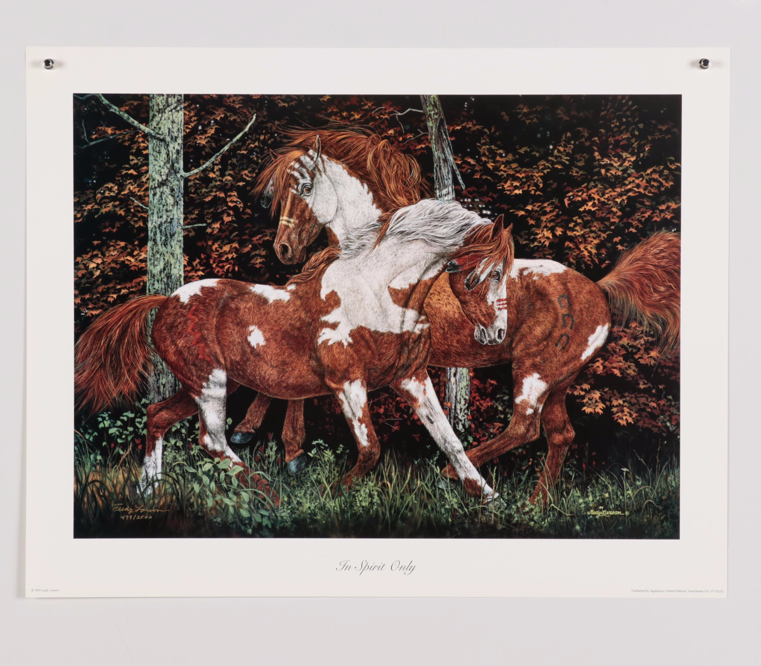 Horse-Themed Offset Lithographs, Late 20th Century