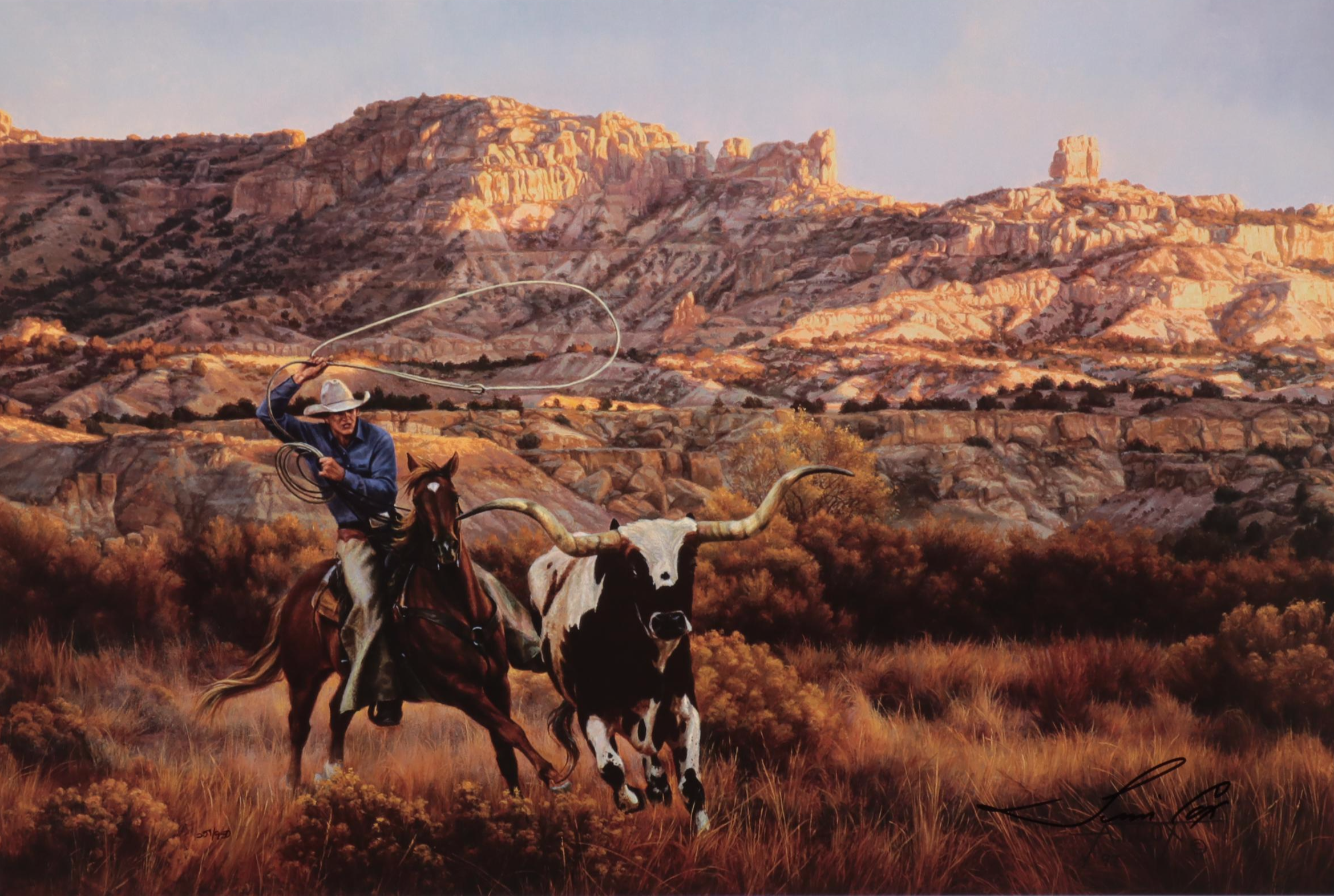 Horse-Themed Offset Lithographs, Late 20th Century