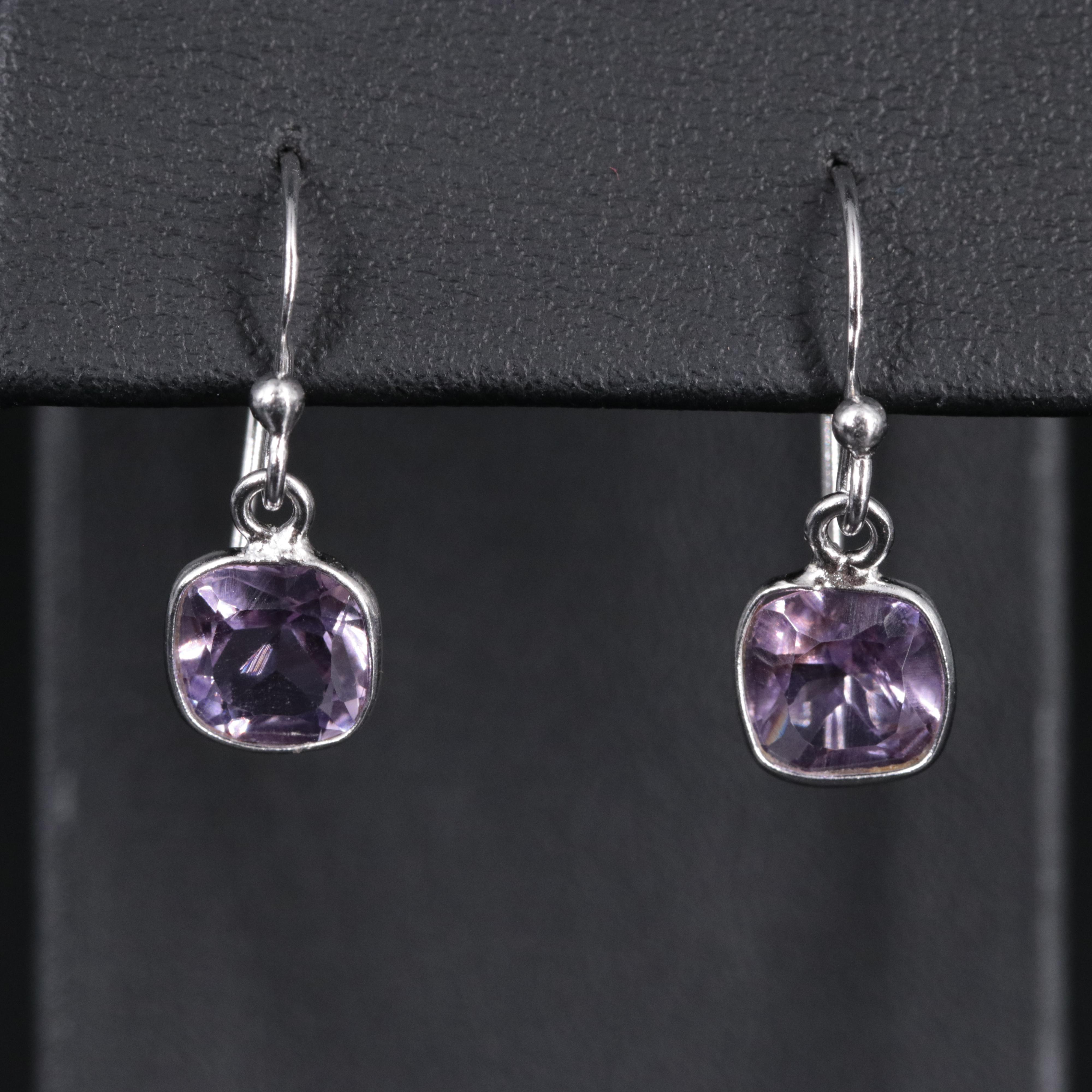 Sterling Silver Earrings Featuring Gemstones