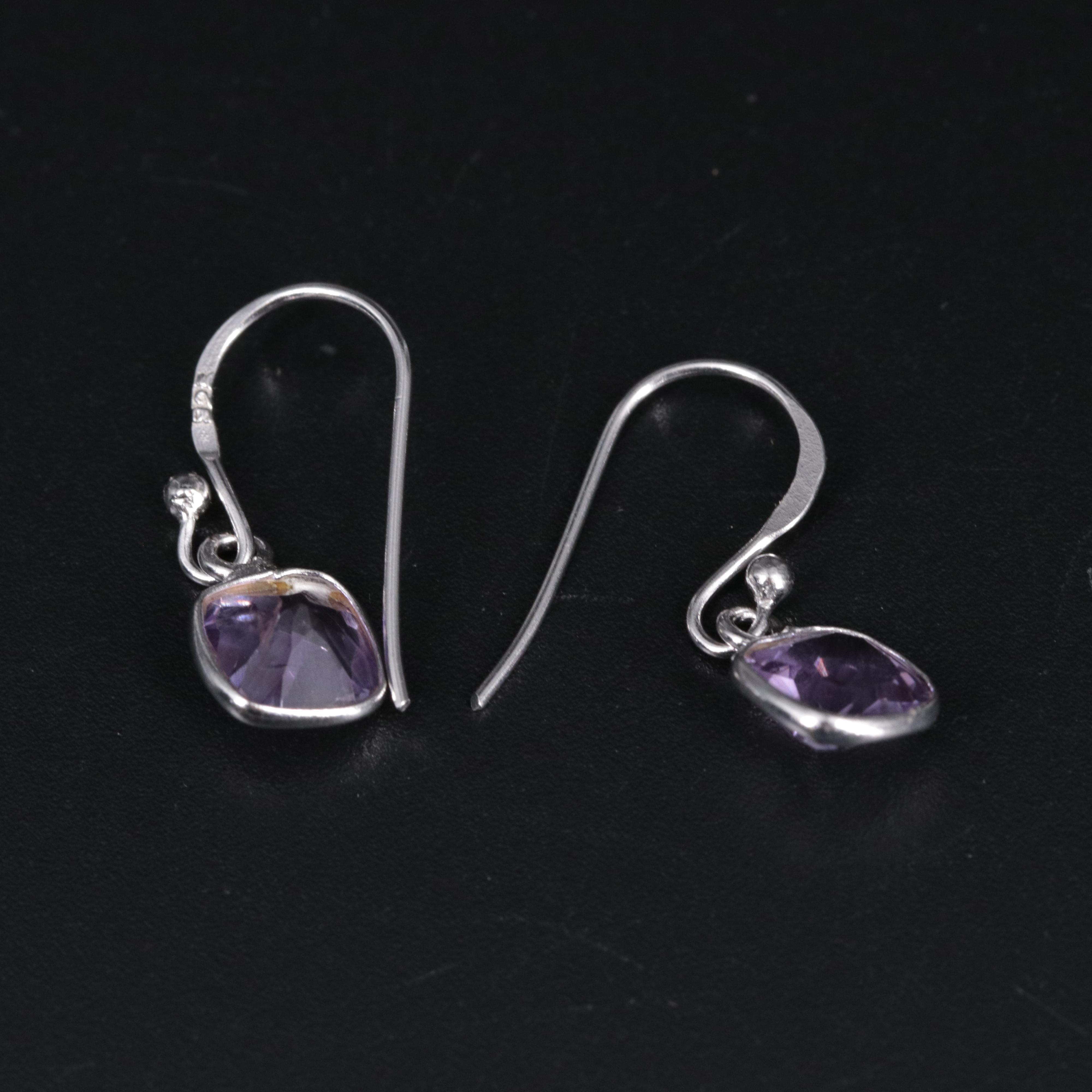 Sterling Silver Earrings Featuring Gemstones