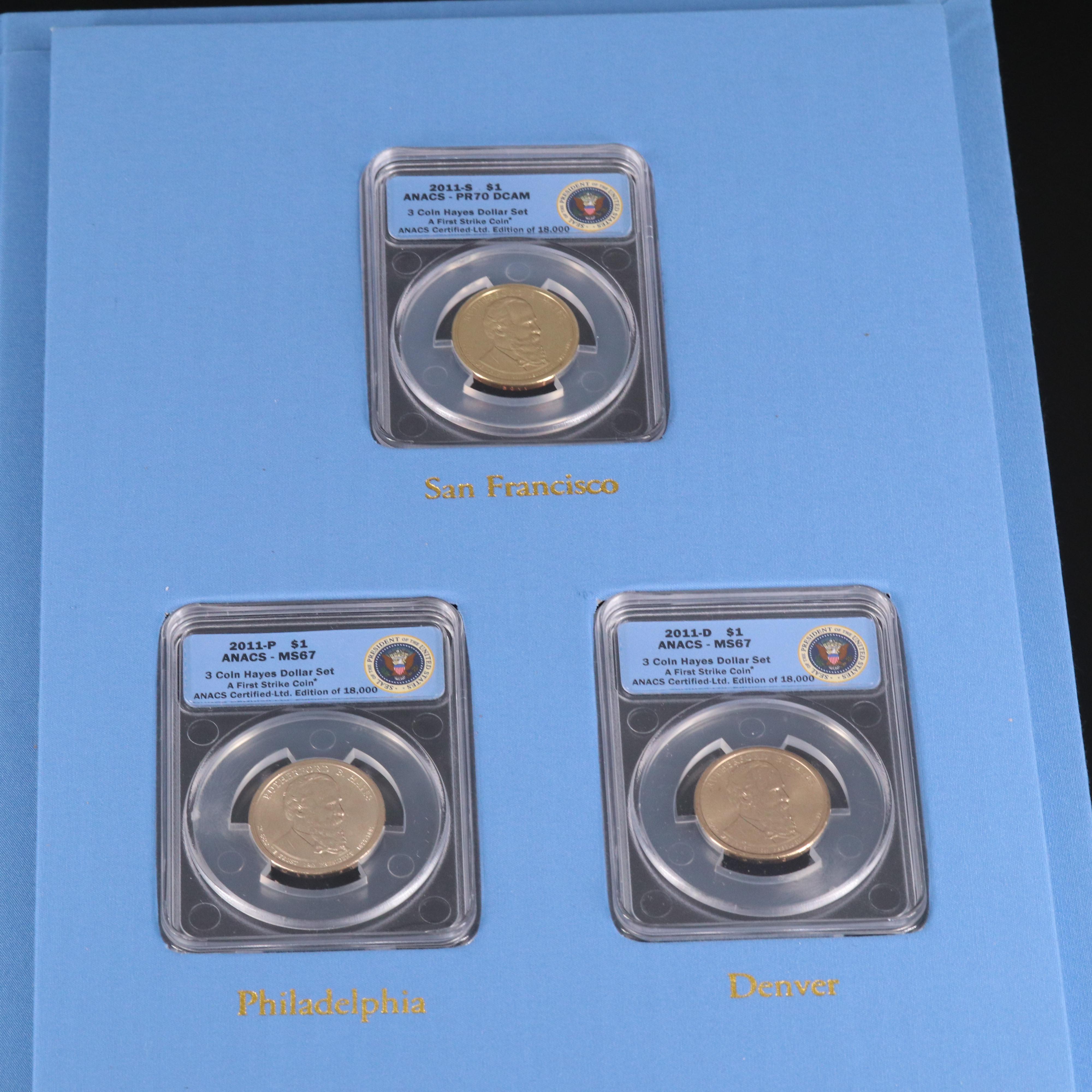 Four Different Presidential Dollar Coin Sets