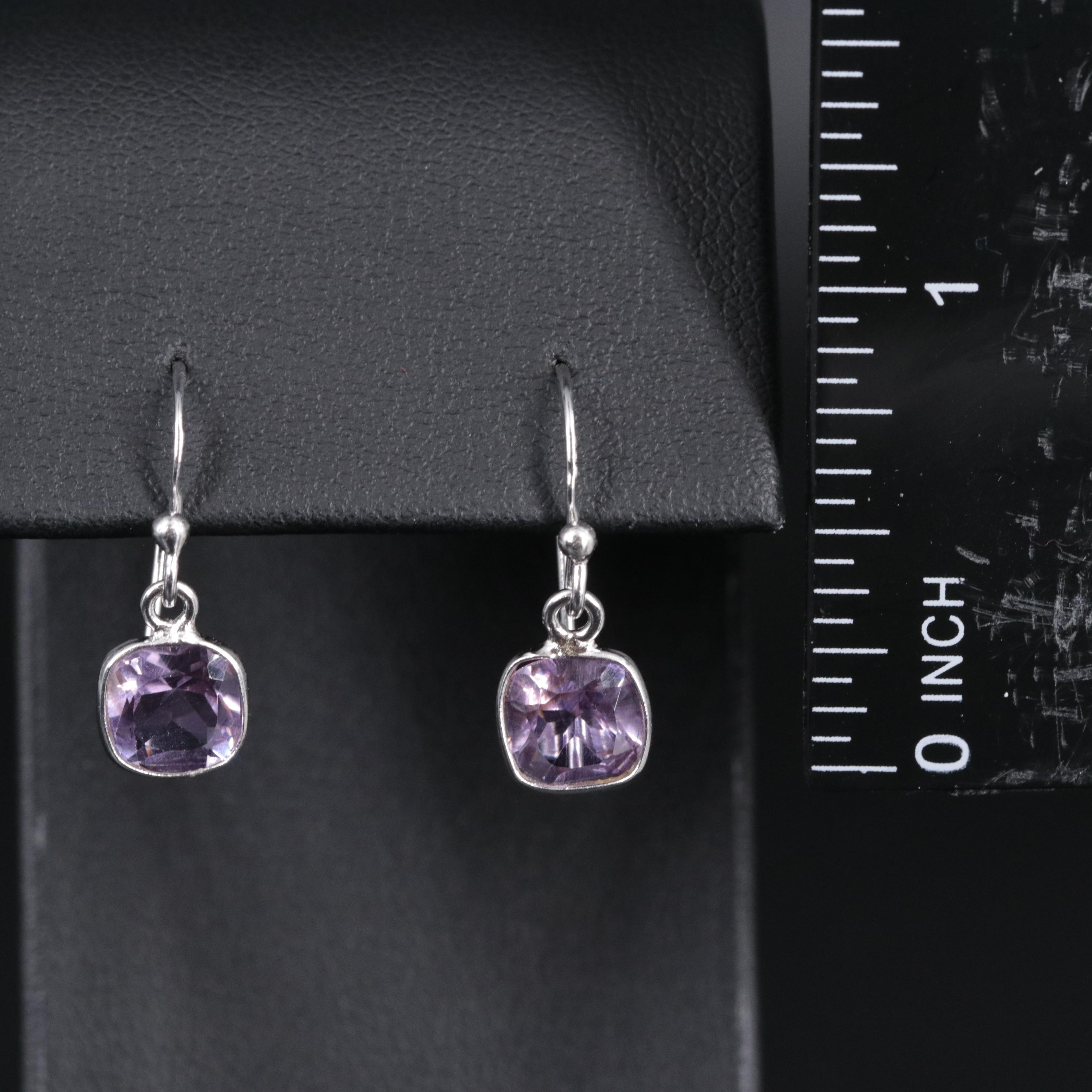 Sterling Silver Earrings Featuring Gemstones